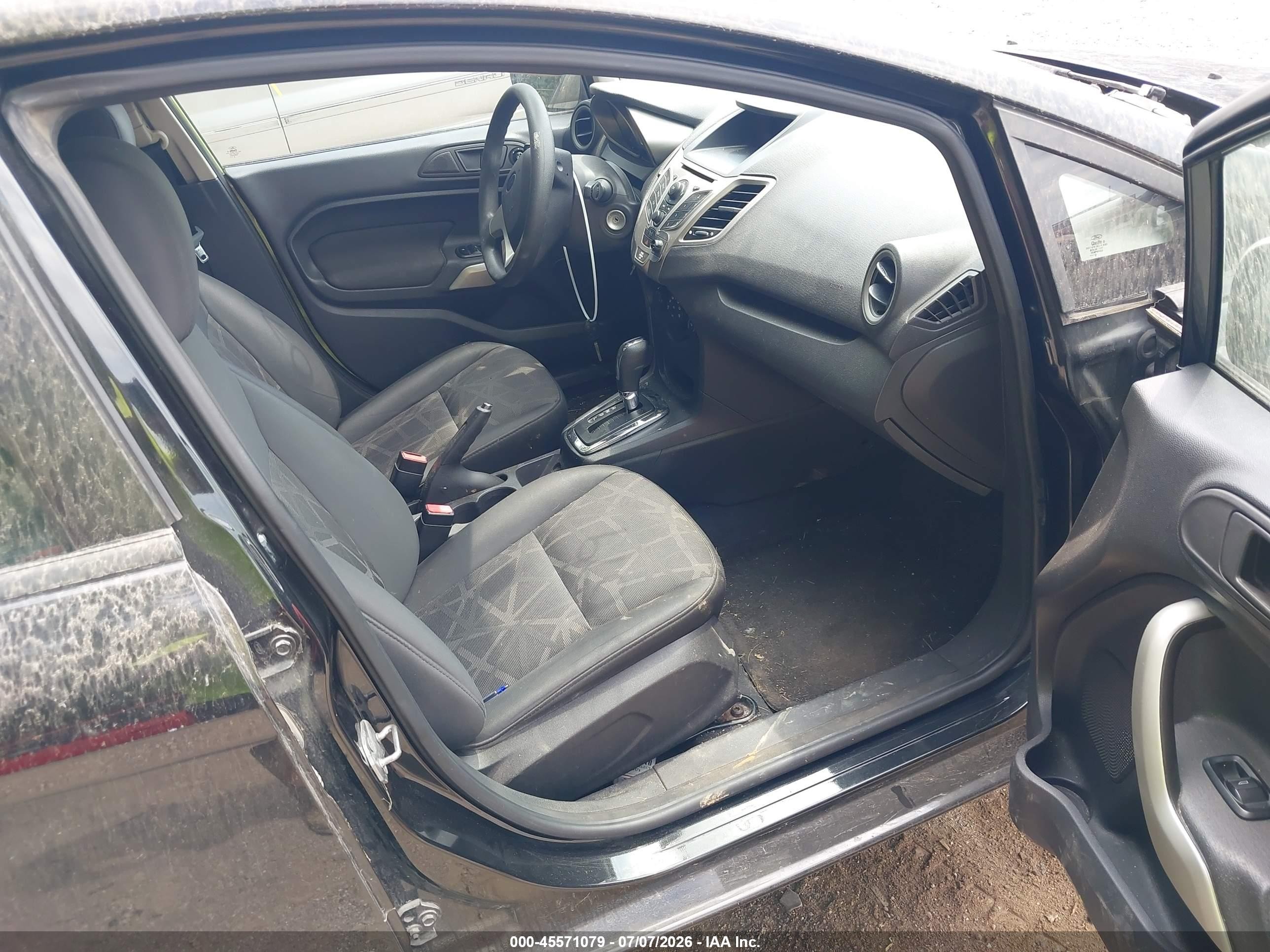 2012 Ford Fiesta Se Black vin: 3FADP4BJ6CM198780