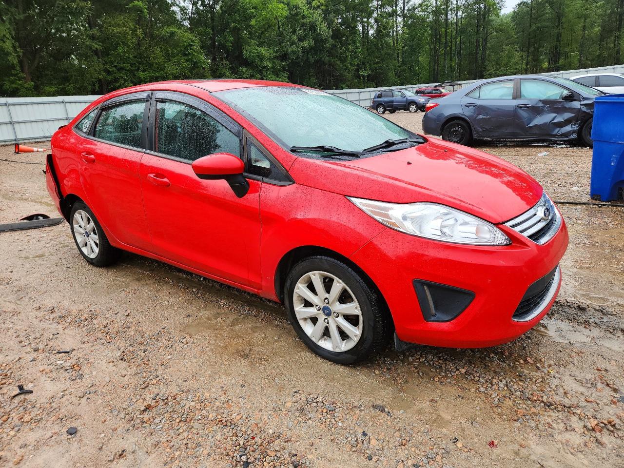 2012 Ford Fiesta Se Red vin: 3FADP4BJ6CM218123