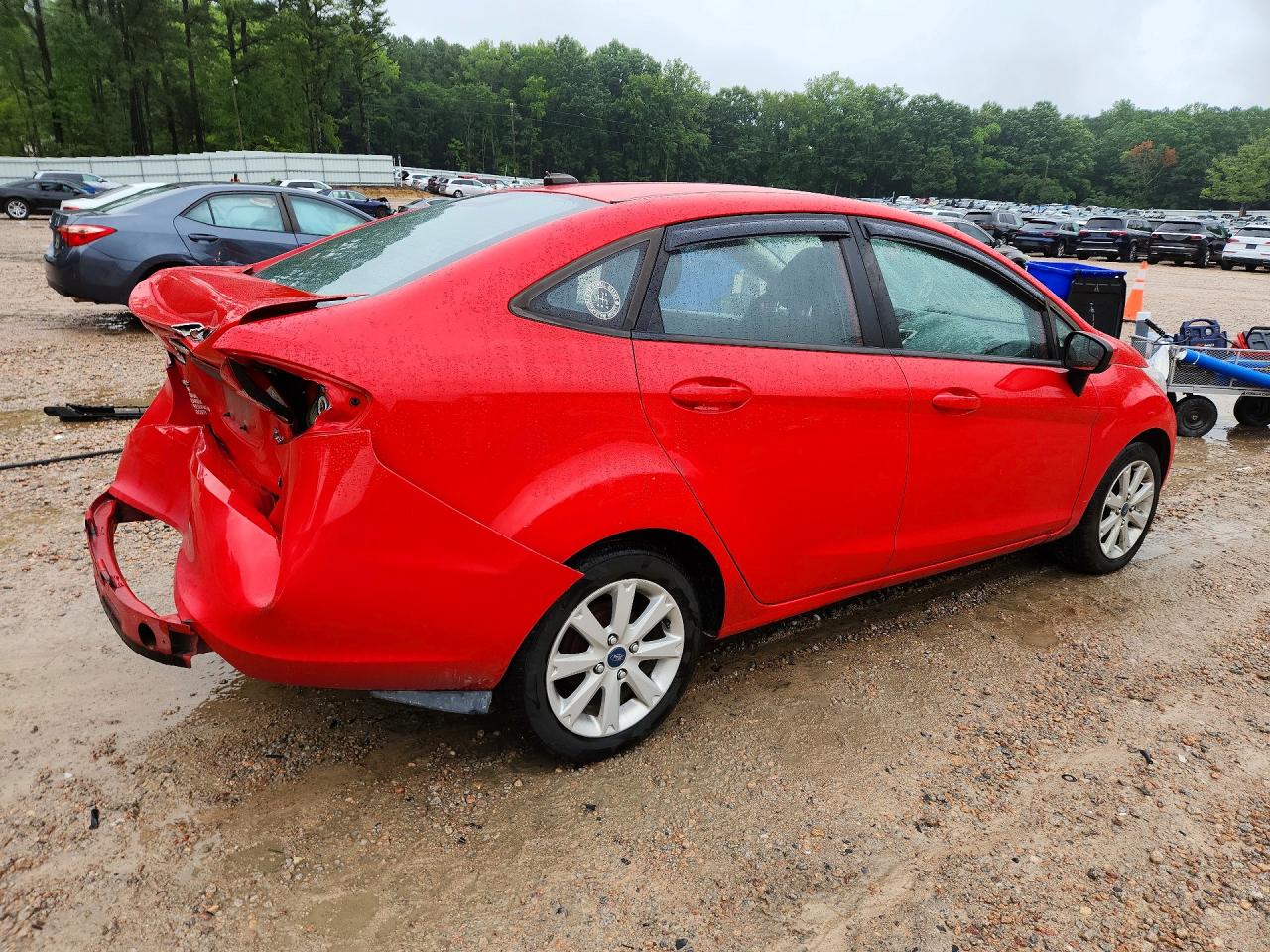 2012 Ford Fiesta Se Red vin: 3FADP4BJ6CM218123