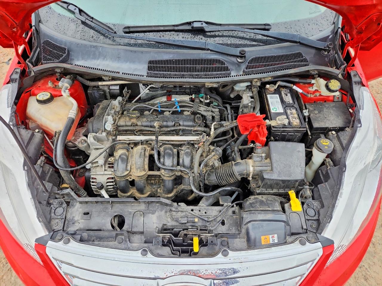 2012 Ford Fiesta Se Red vin: 3FADP4BJ6CM218123