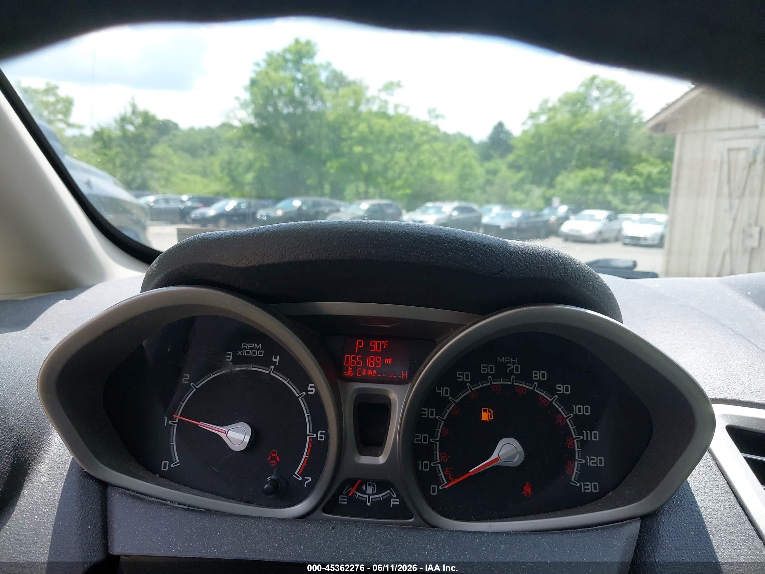 2013 Ford Fiesta Se Green vin: 3FADP4BJ6DM116595