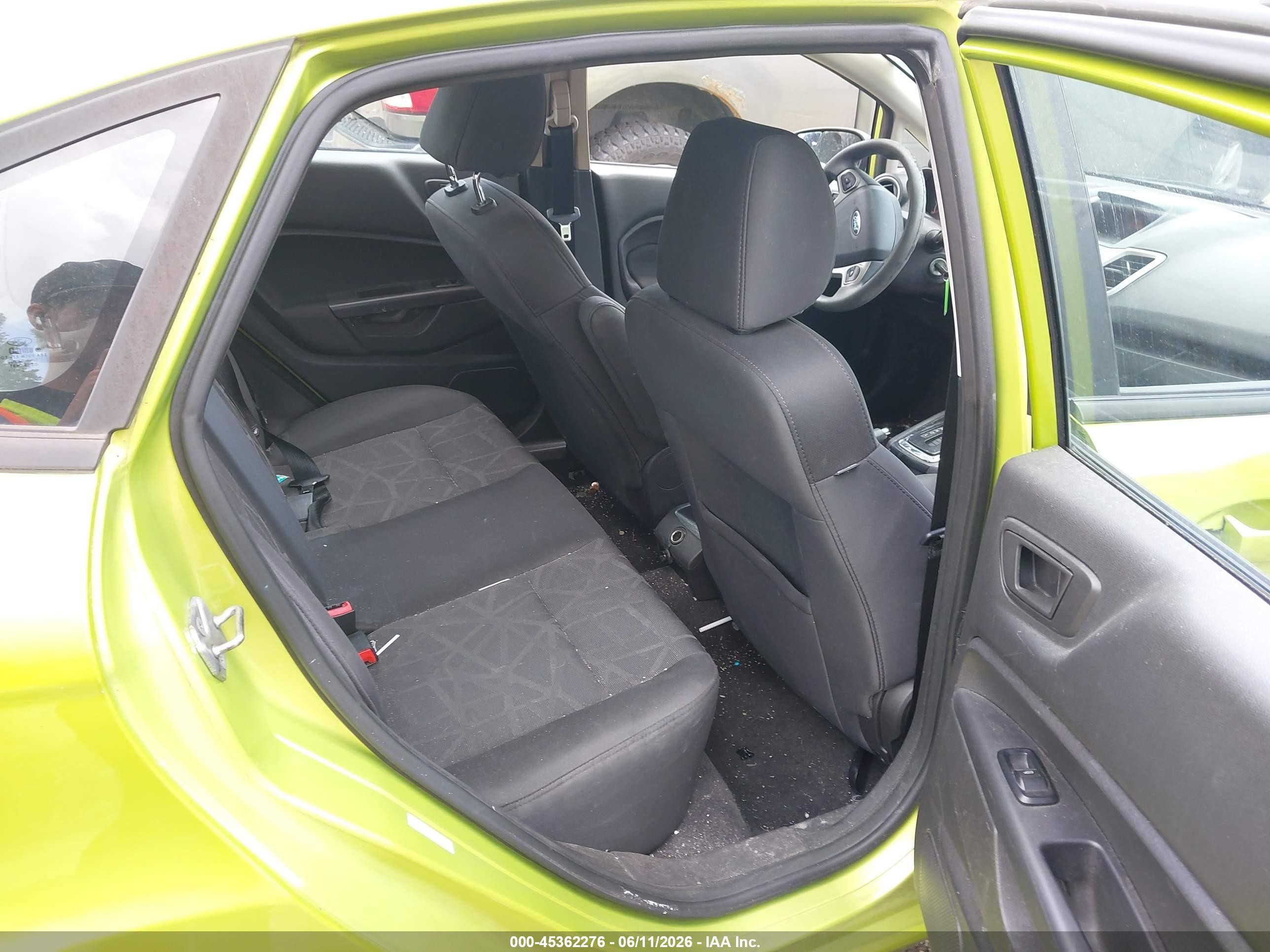 2013 Ford Fiesta Se Green vin: 3FADP4BJ6DM116595
