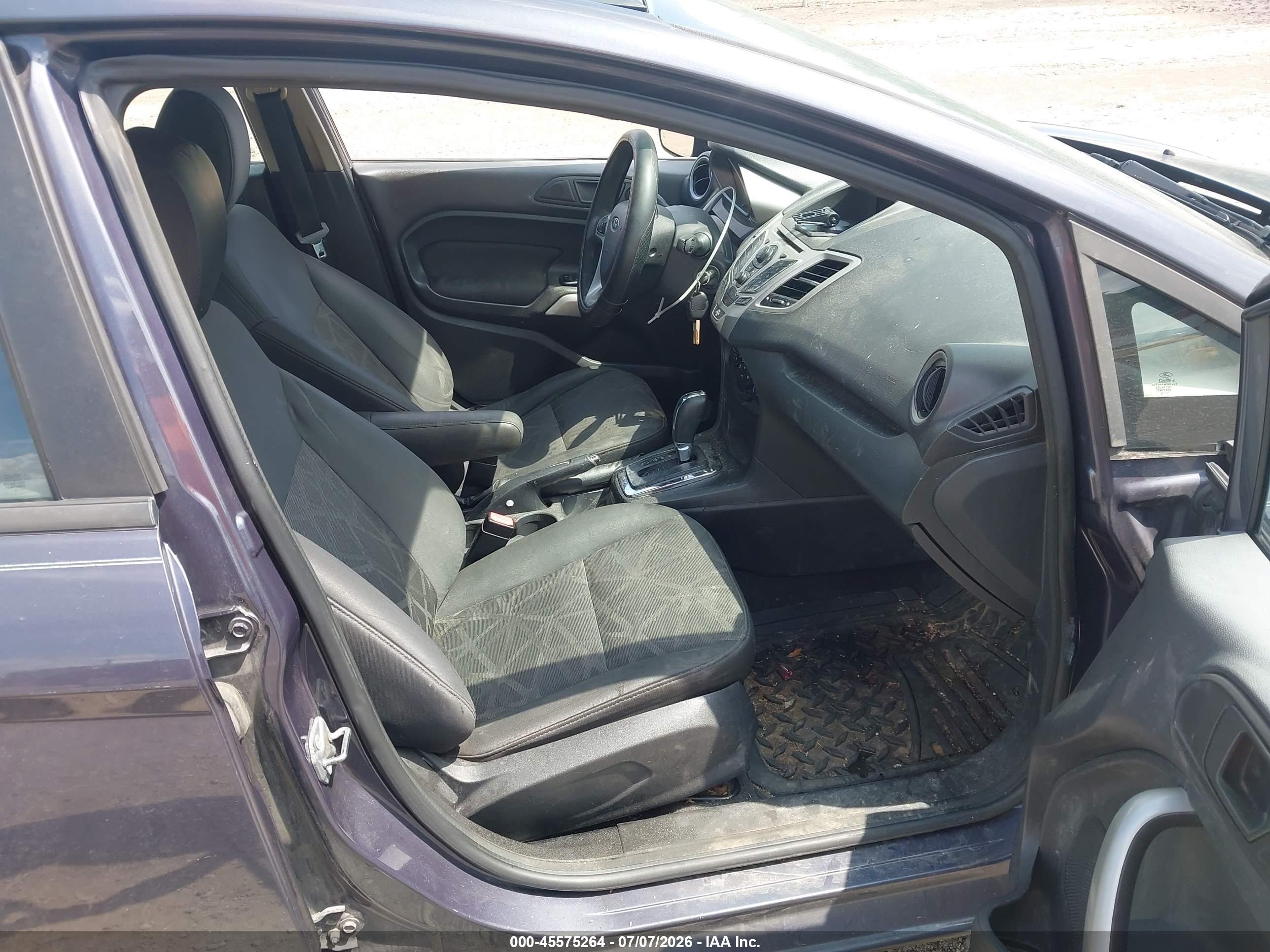 2013 Ford Fiesta Se Gray vin: 3FADP4BJ6DM162055