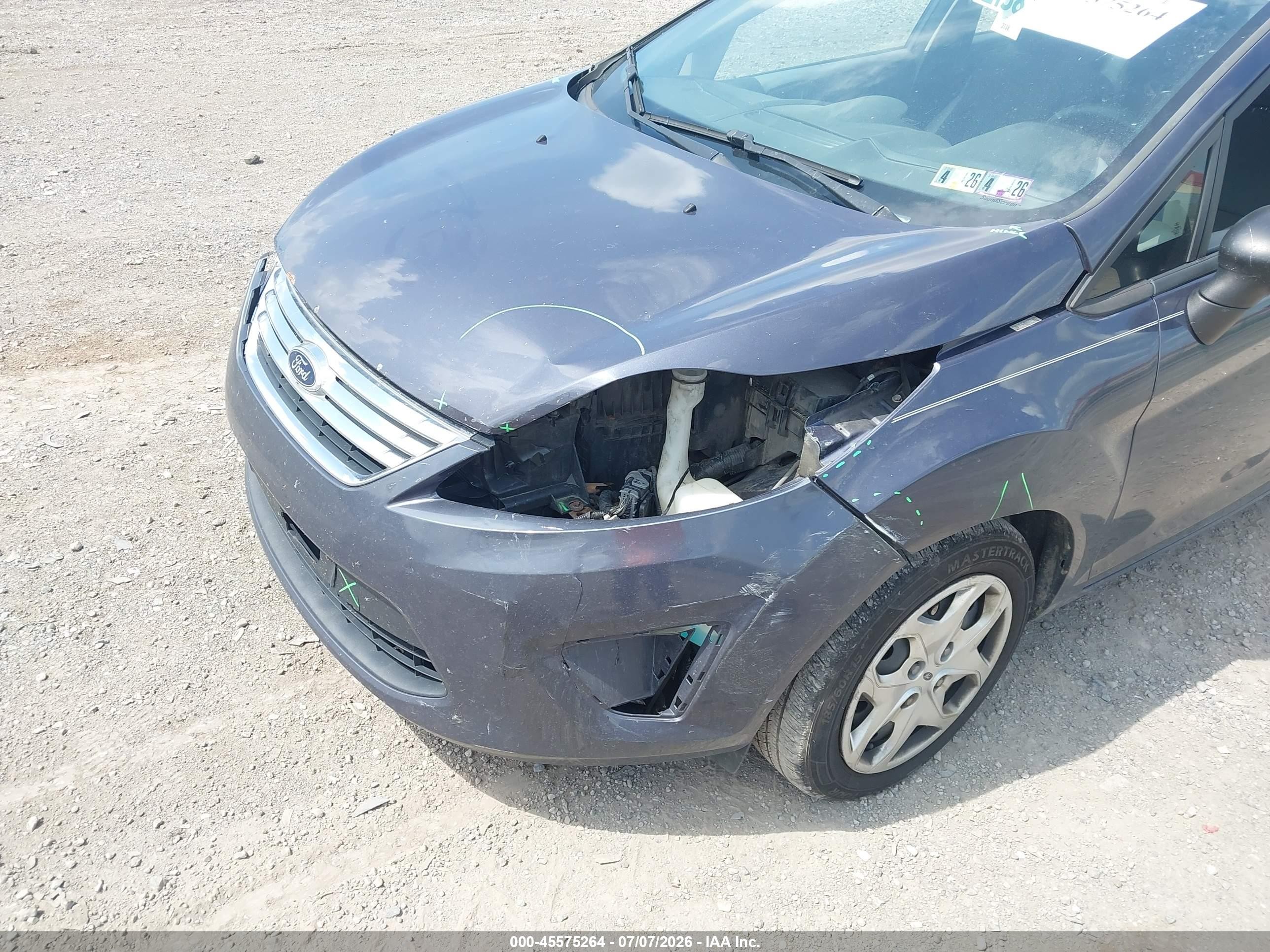 2013 Ford Fiesta Se Gray vin: 3FADP4BJ6DM162055