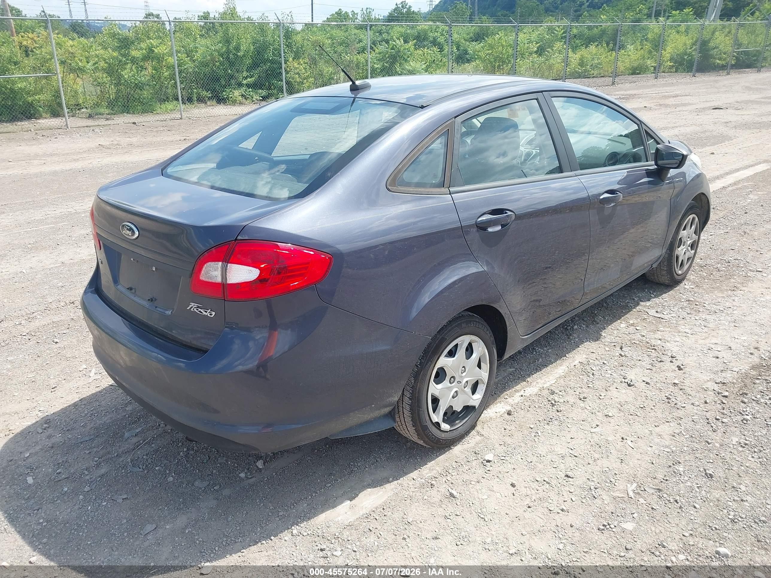 2013 Ford Fiesta Se Gray vin: 3FADP4BJ6DM162055