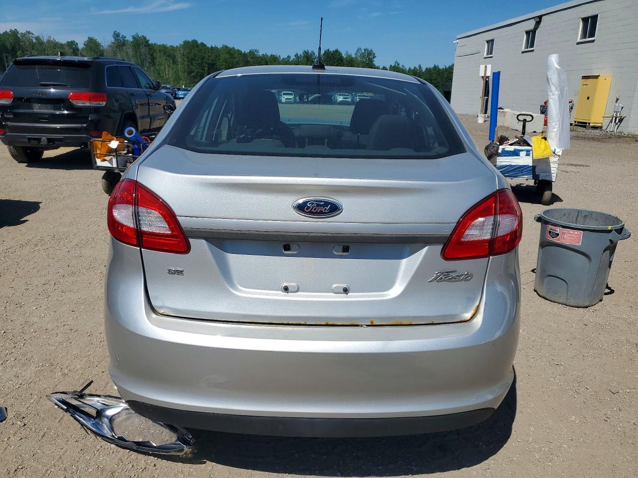 2013 Ford Fiesta Se Silver vin: 3FADP4BJ6DM166378