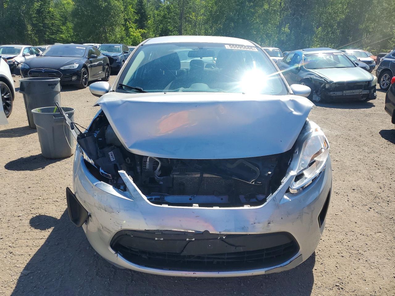 2013 Ford Fiesta Se Silver vin: 3FADP4BJ6DM166378