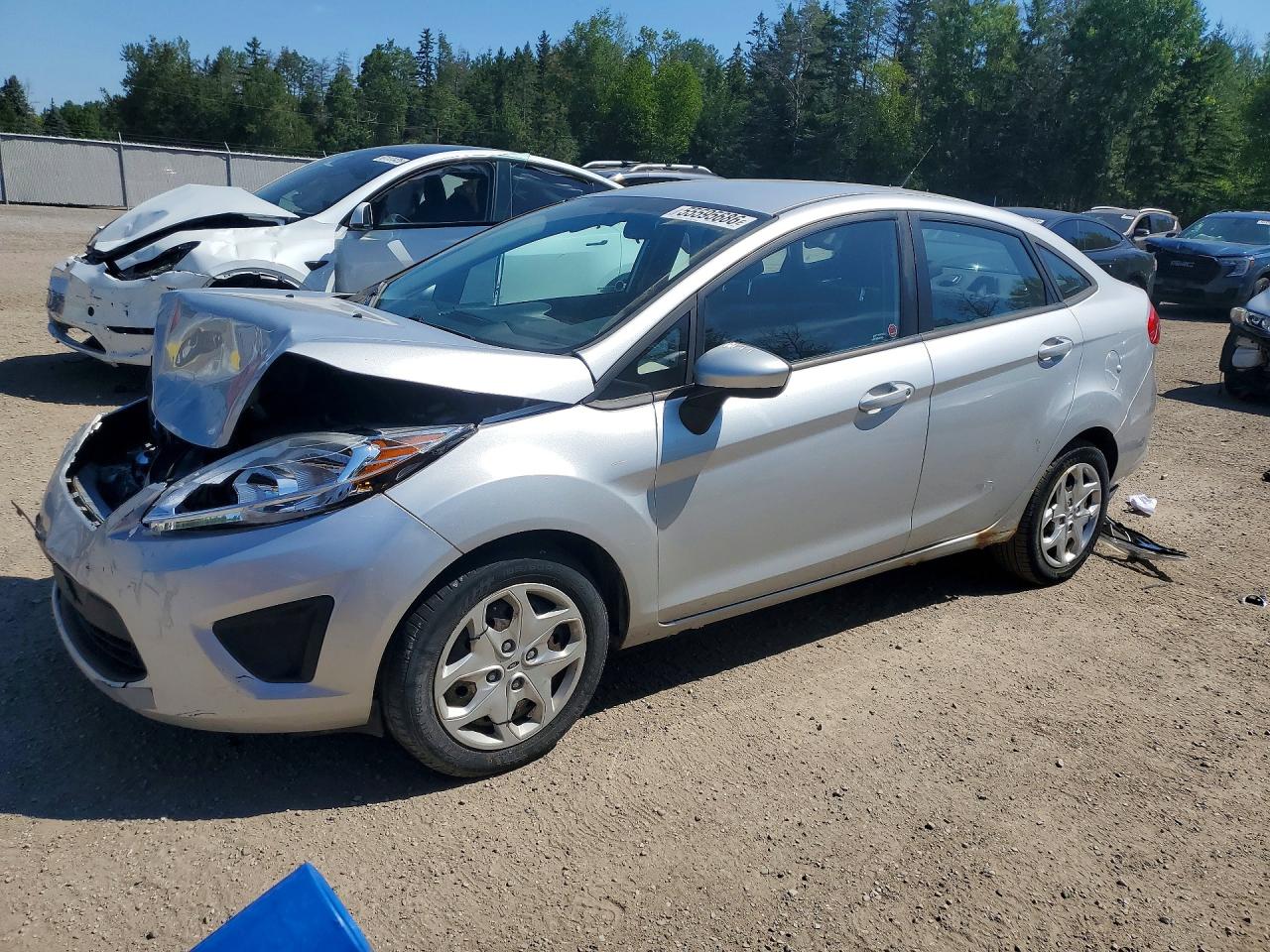 2013 Ford Fiesta Se Silver vin: 3FADP4BJ6DM166378