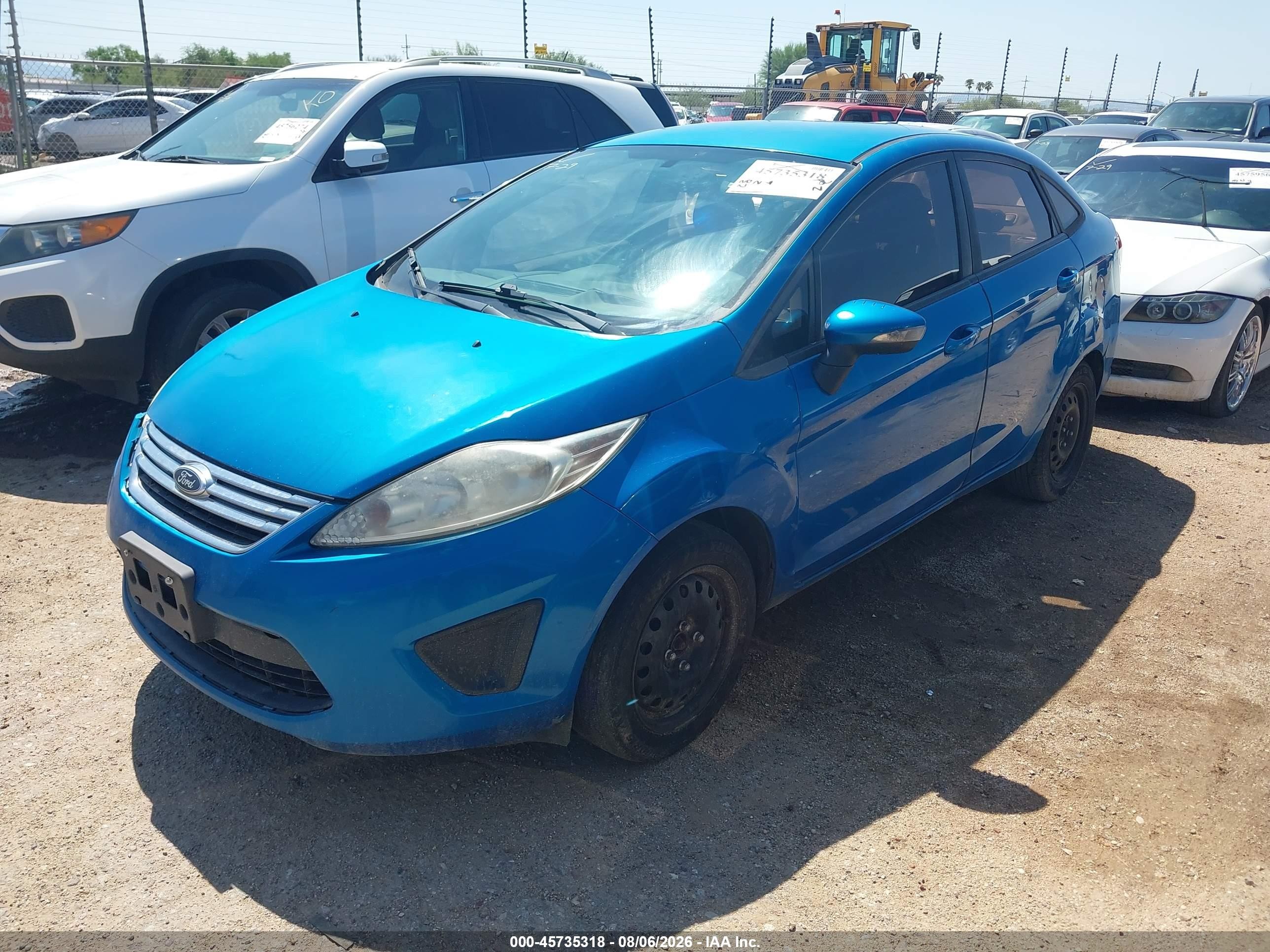 2013 Ford Fiesta Se Blue vin: 3FADP4BJ6DM167496