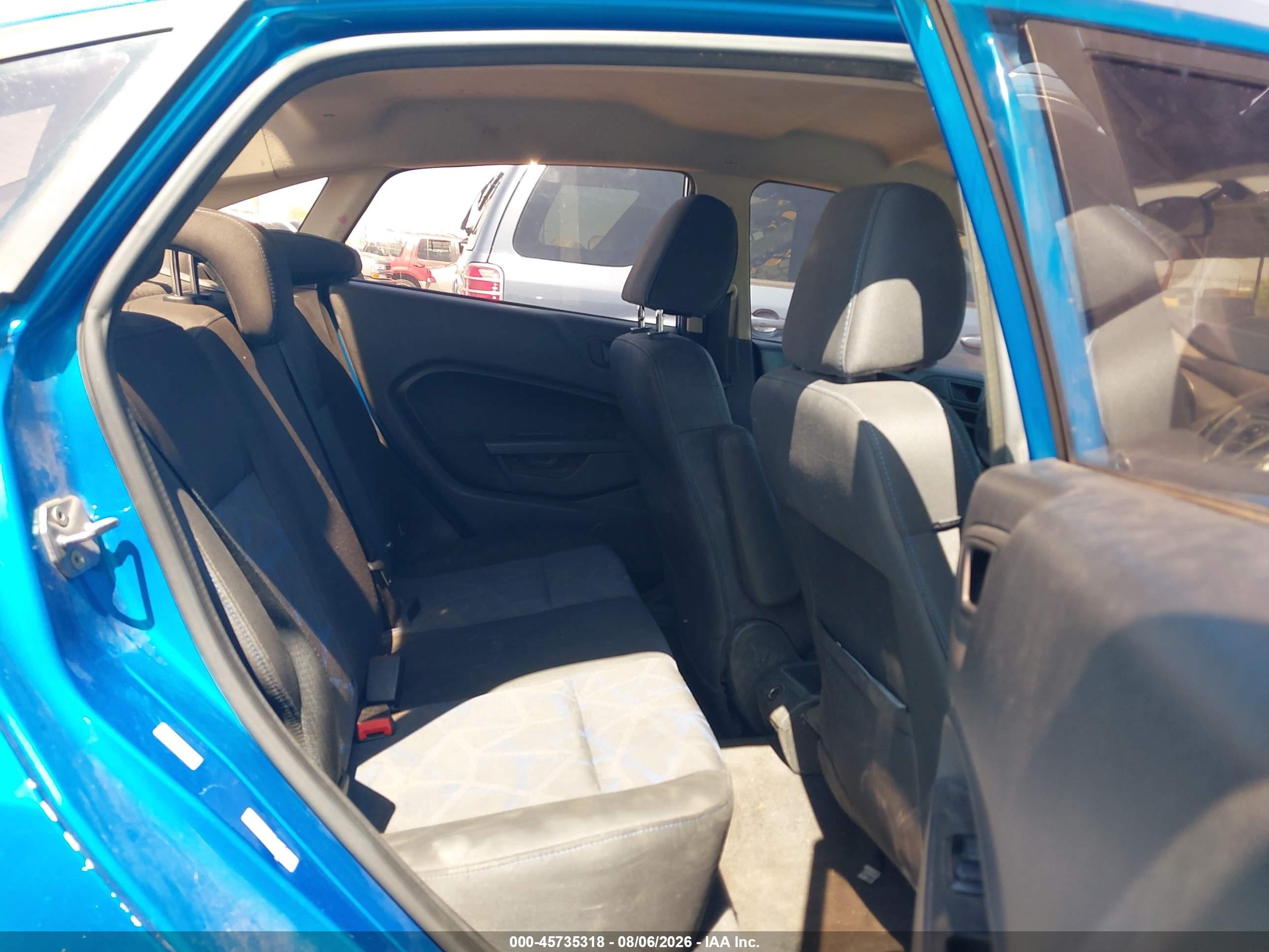 2013 Ford Fiesta Se Blue vin: 3FADP4BJ6DM167496
