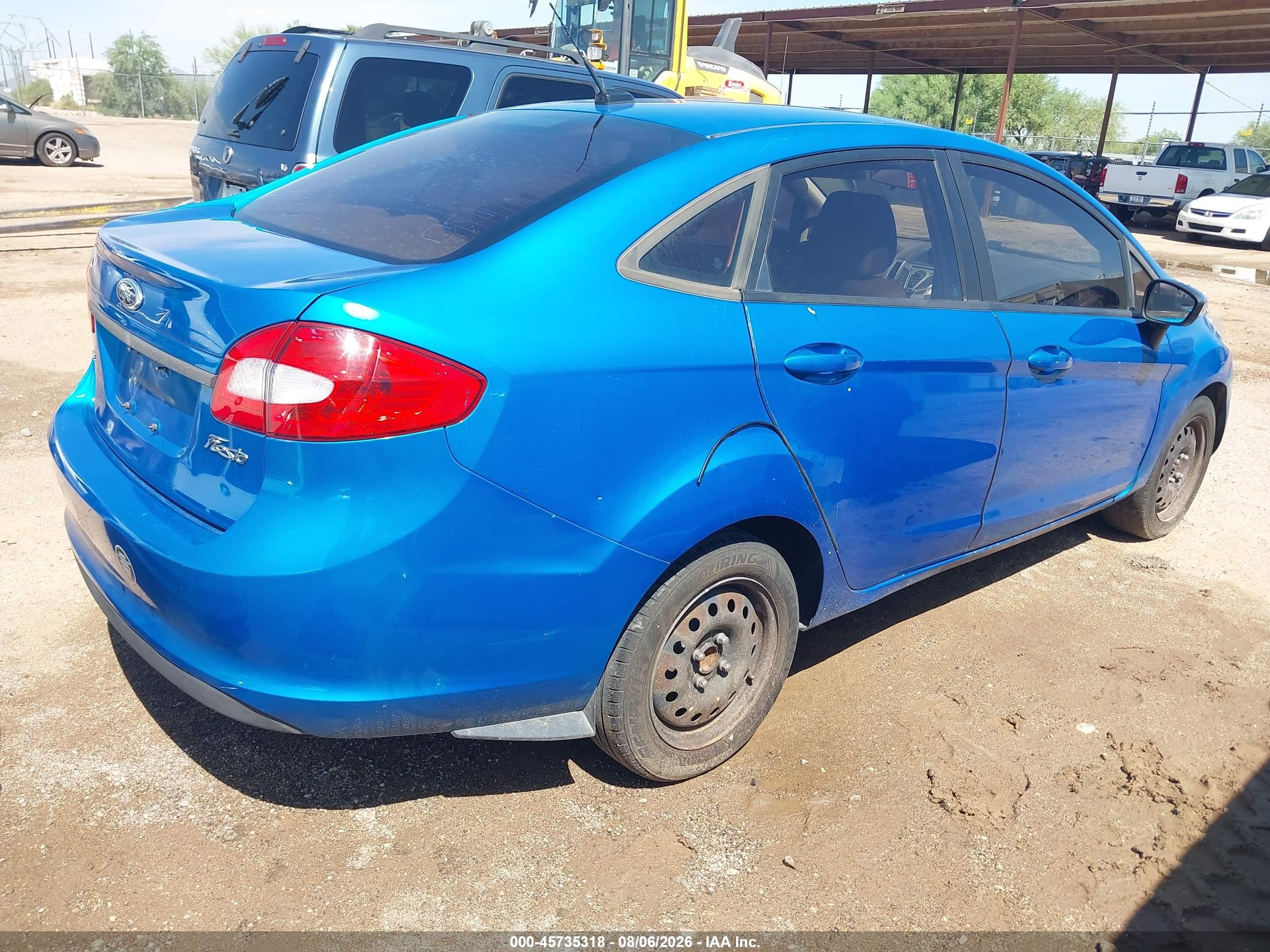 2013 Ford Fiesta Se Blue vin: 3FADP4BJ6DM167496