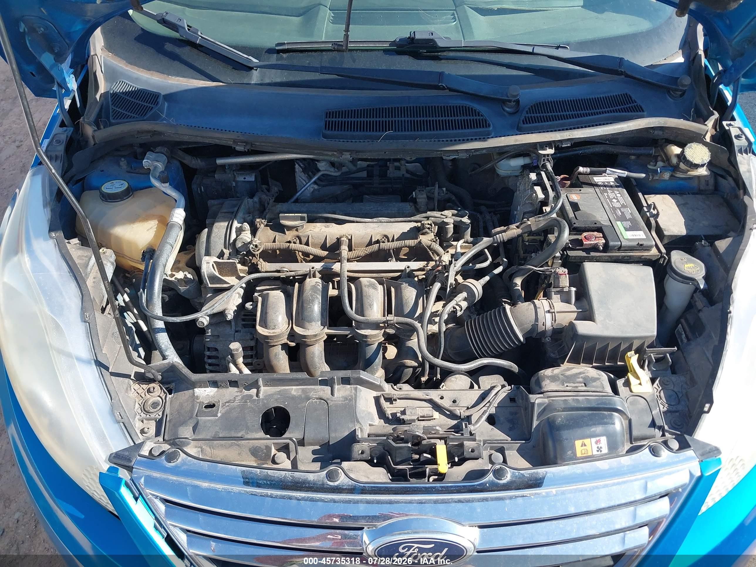 2013 Ford Fiesta Se Blue vin: 3FADP4BJ6DM167496