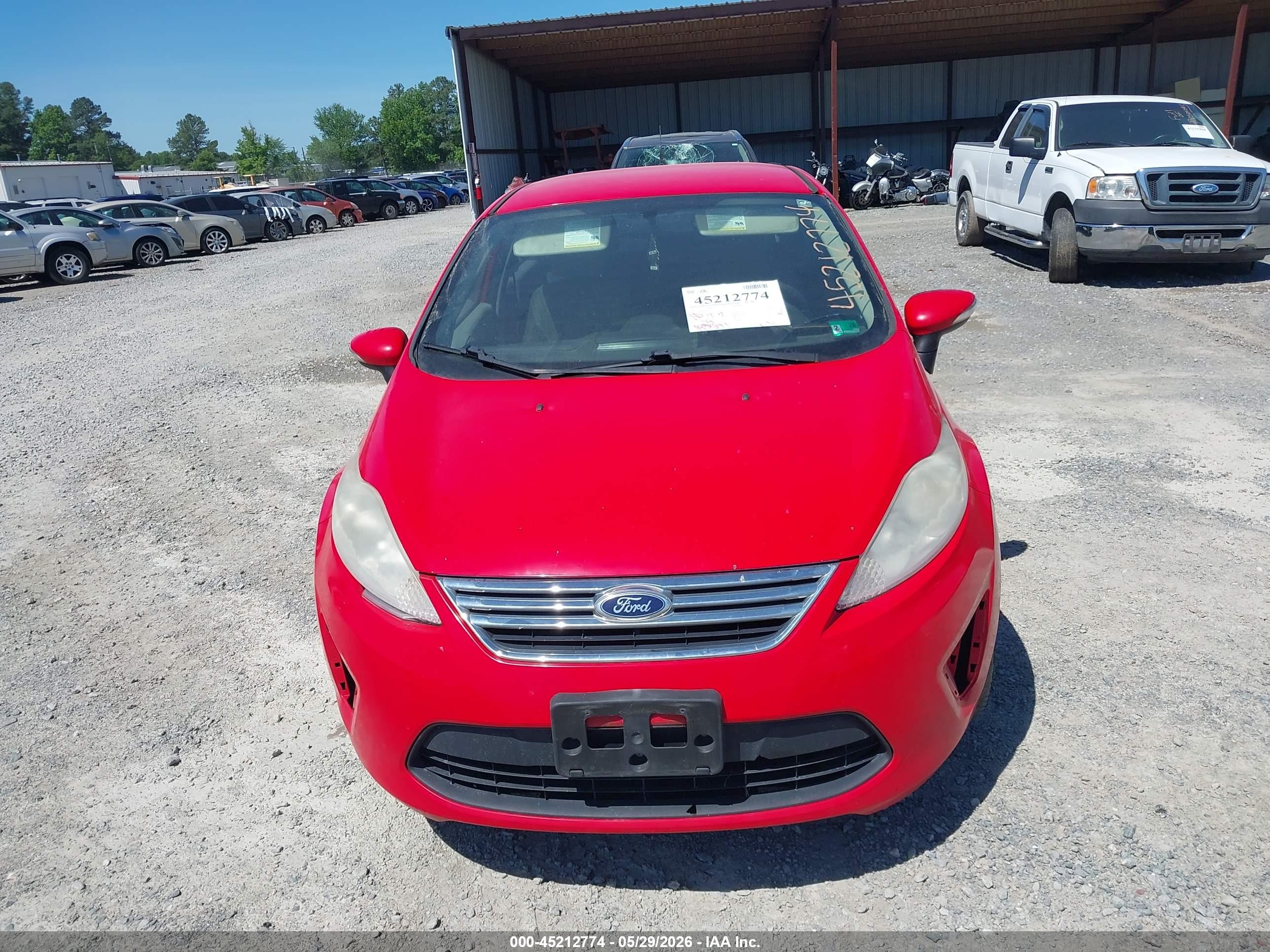 2013 Ford Fiesta Se Red vin: 3FADP4BJ6DM192527