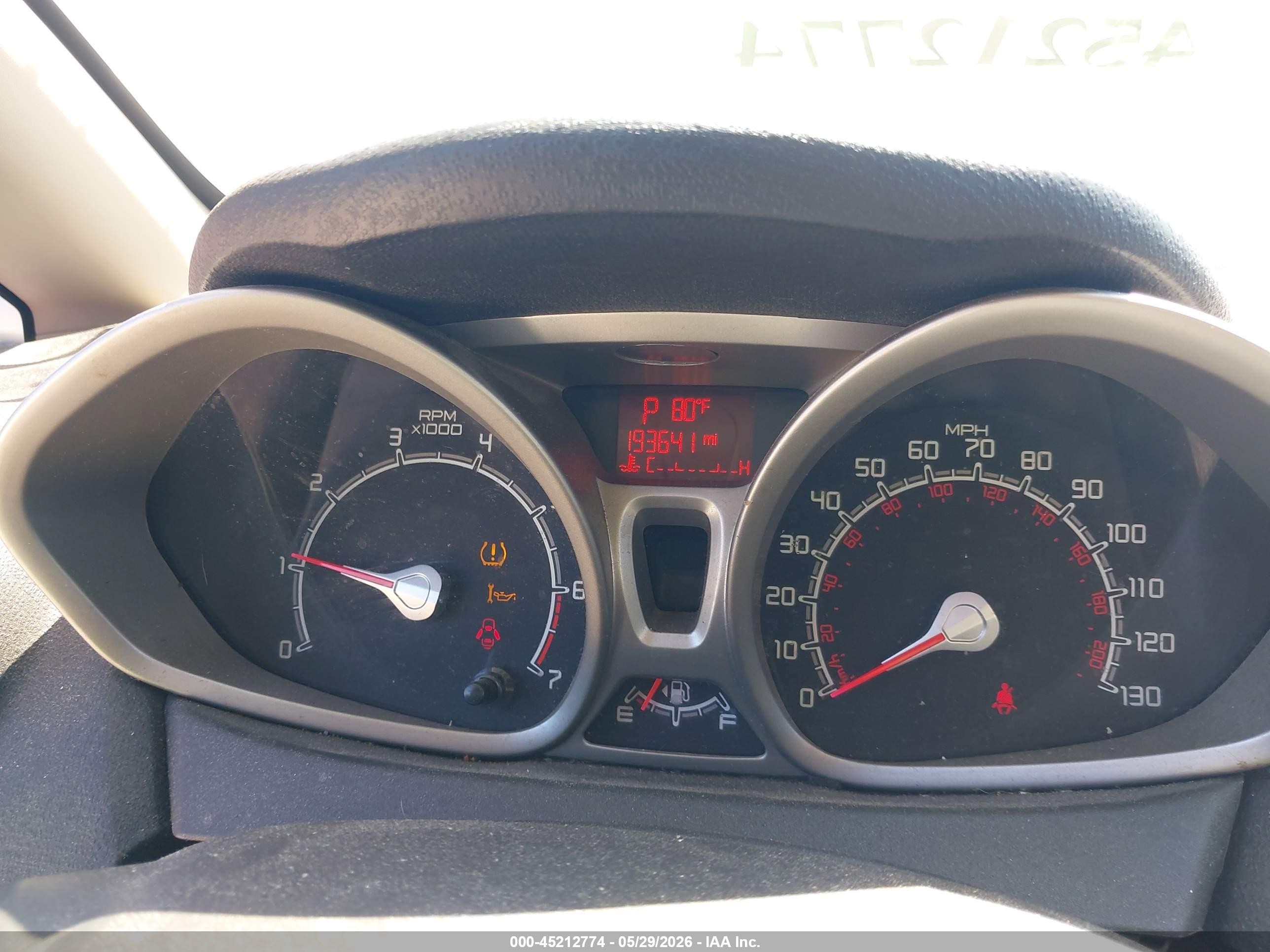 2013 Ford Fiesta Se Red vin: 3FADP4BJ6DM192527
