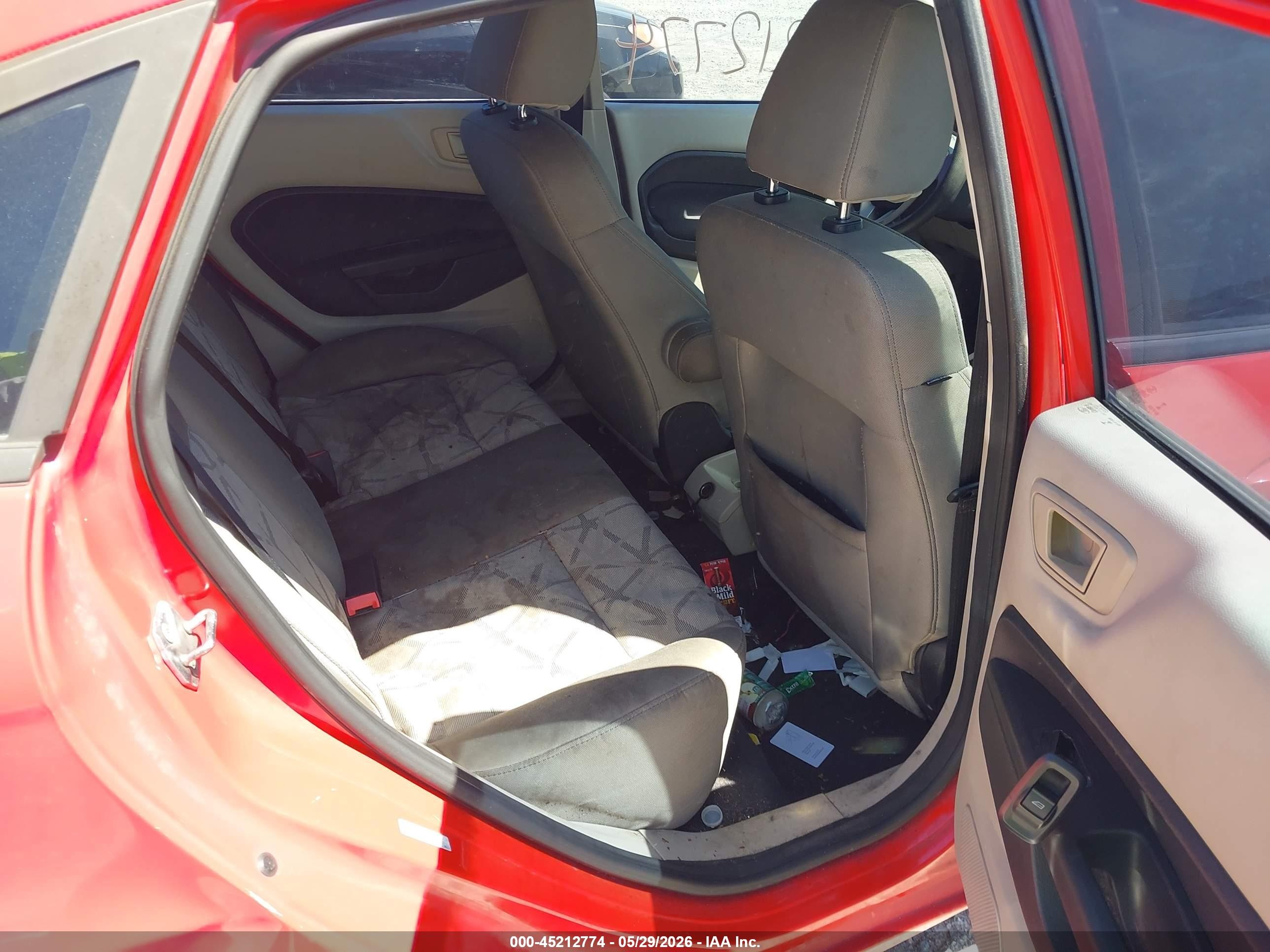 2013 Ford Fiesta Se Red vin: 3FADP4BJ6DM192527