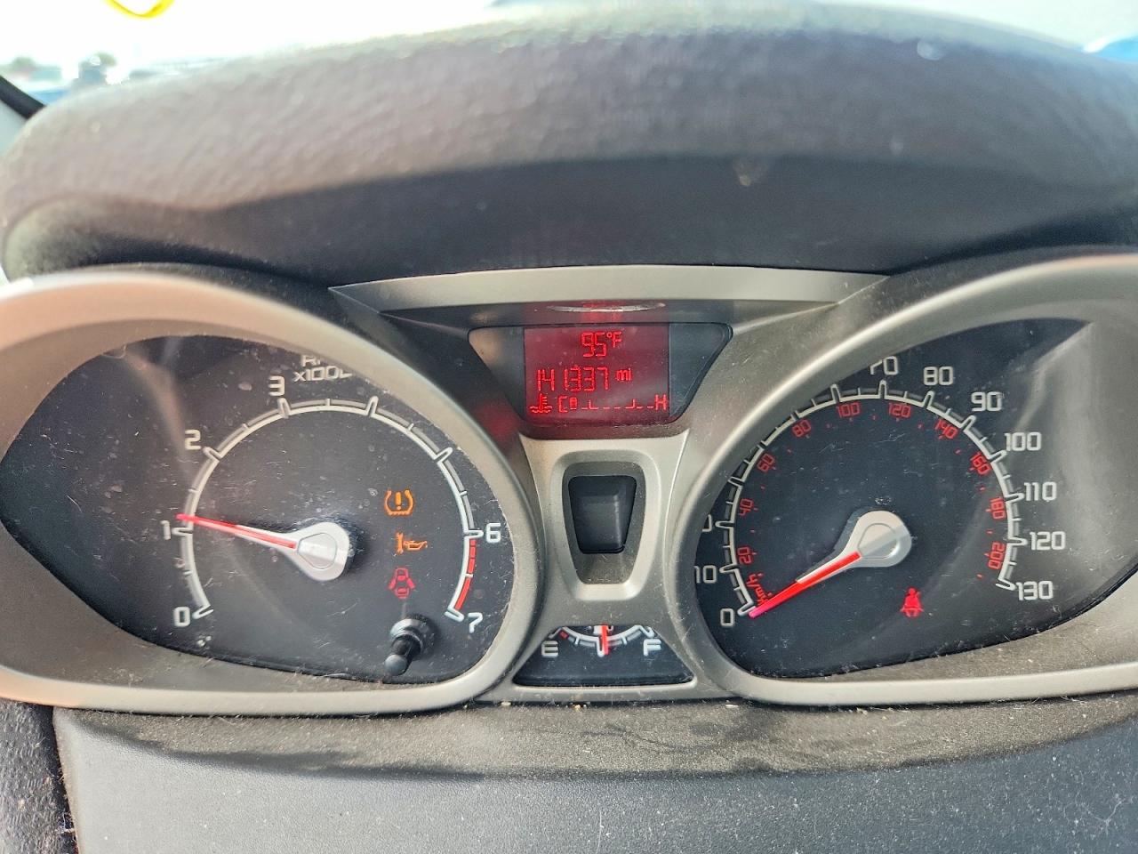 2013 Ford Fiesta Se Red vin: 3FADP4BJ6DM227583
