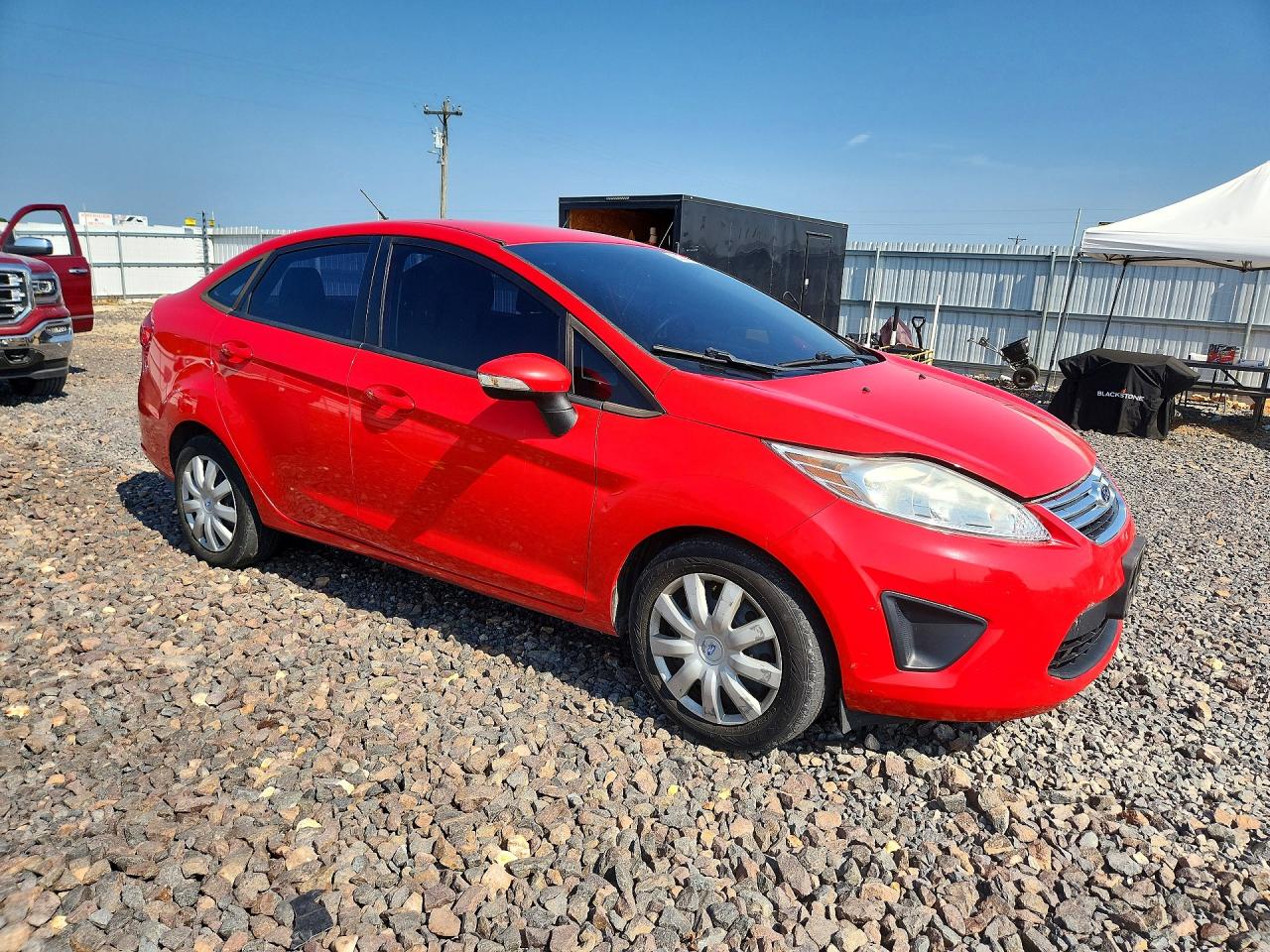 2013 Ford Fiesta Se Red vin: 3FADP4BJ6DM227583