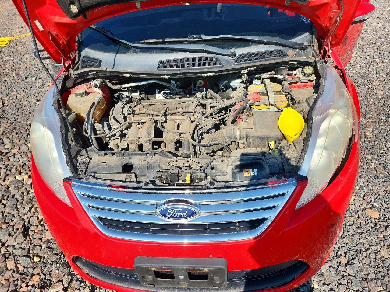2013 Ford Fiesta Se Red vin: 3FADP4BJ6DM227583