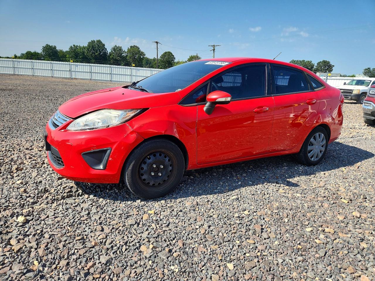 2013 Ford Fiesta Se Red vin: 3FADP4BJ6DM227583