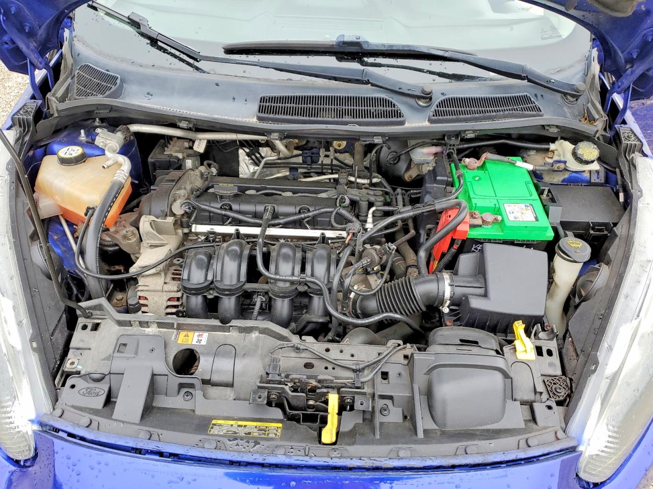 2014 Ford Fiesta Se Blue vin: 3FADP4BJ6EM120664