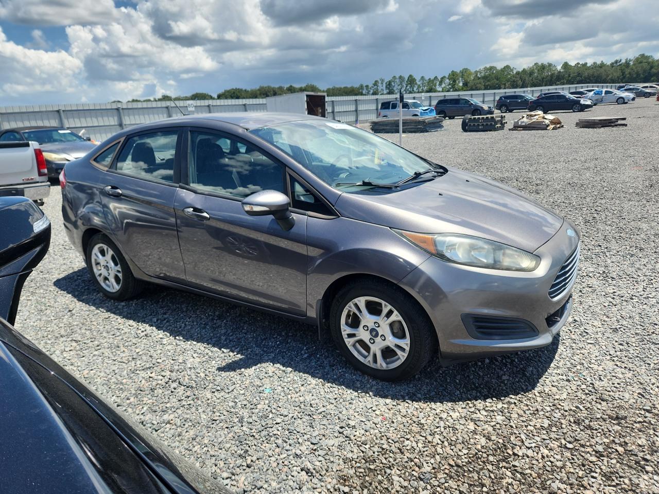 2014 Ford Fiesta Se Gray vin: 3FADP4BJ6EM233384
