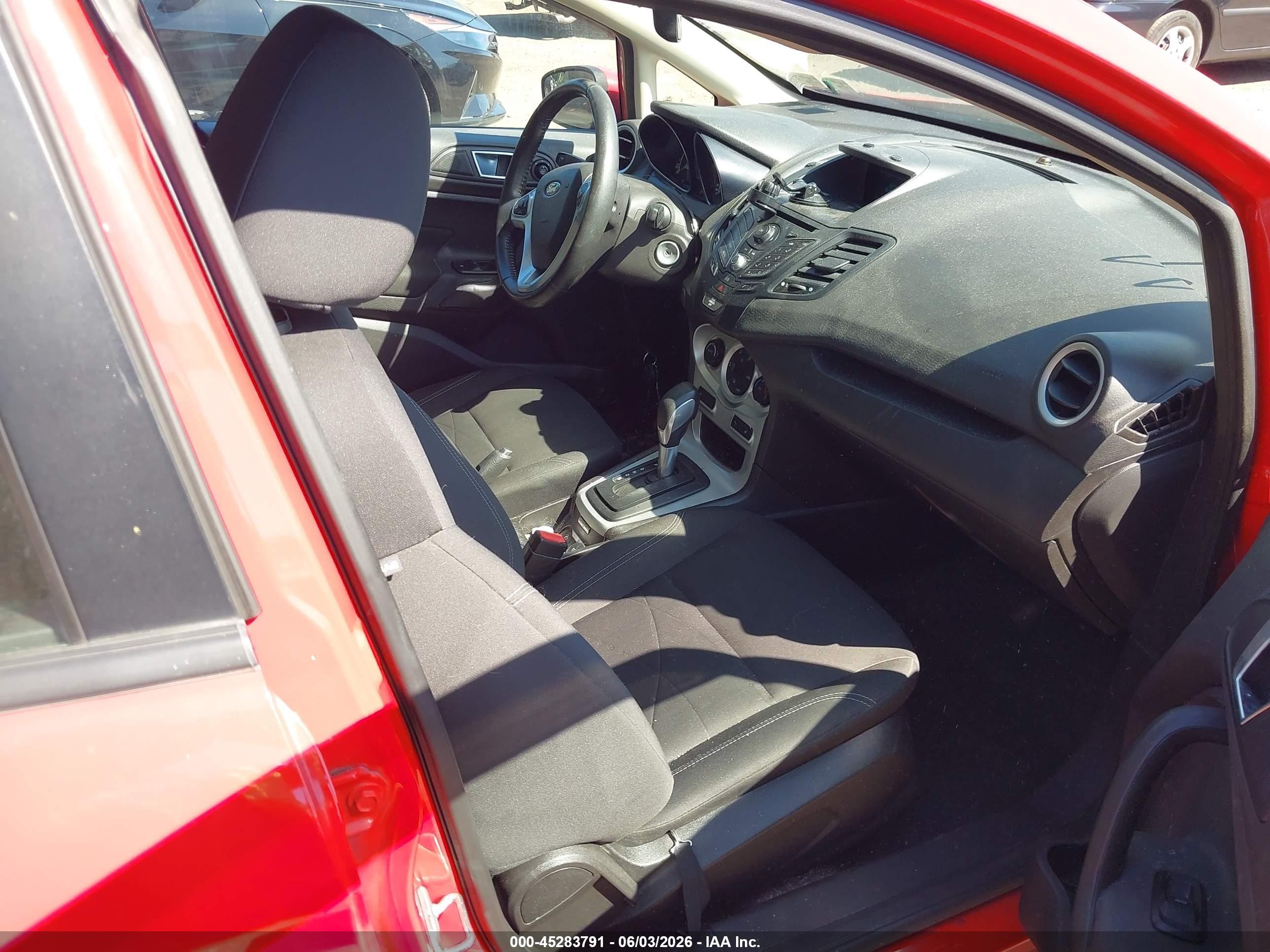 2014 Ford Fiesta Se Red vin: 3FADP4BJ6EM234034