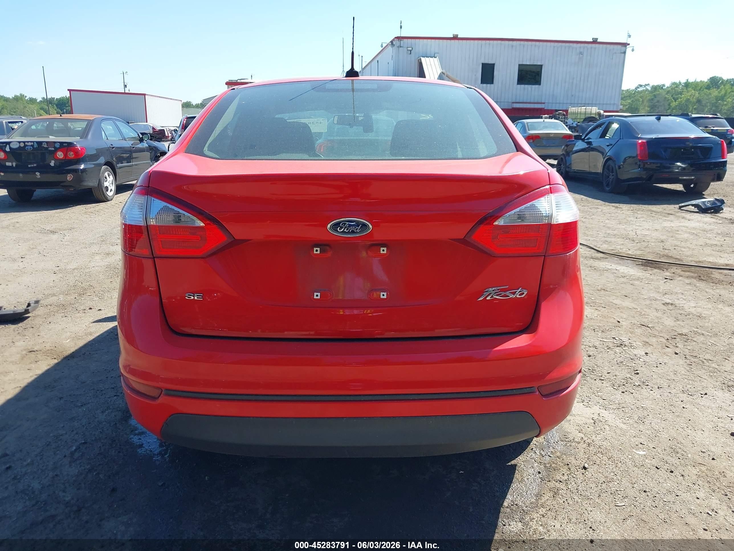 2014 Ford Fiesta Se Red vin: 3FADP4BJ6EM234034