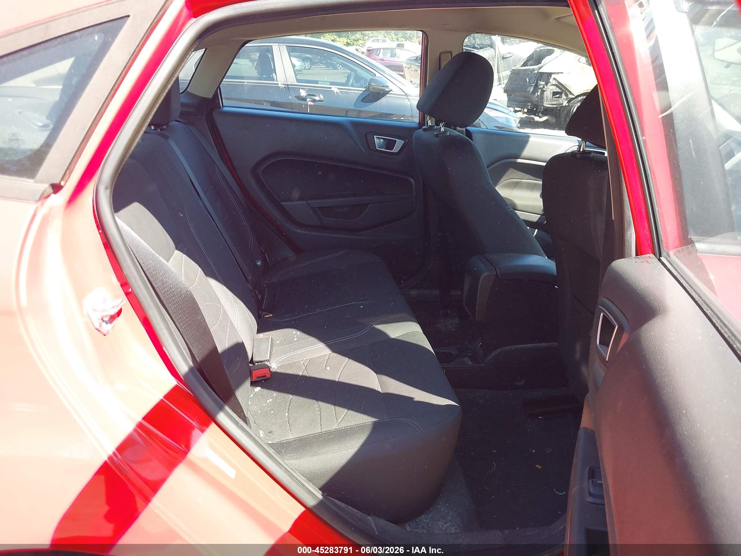 2014 Ford Fiesta Se Red vin: 3FADP4BJ6EM234034