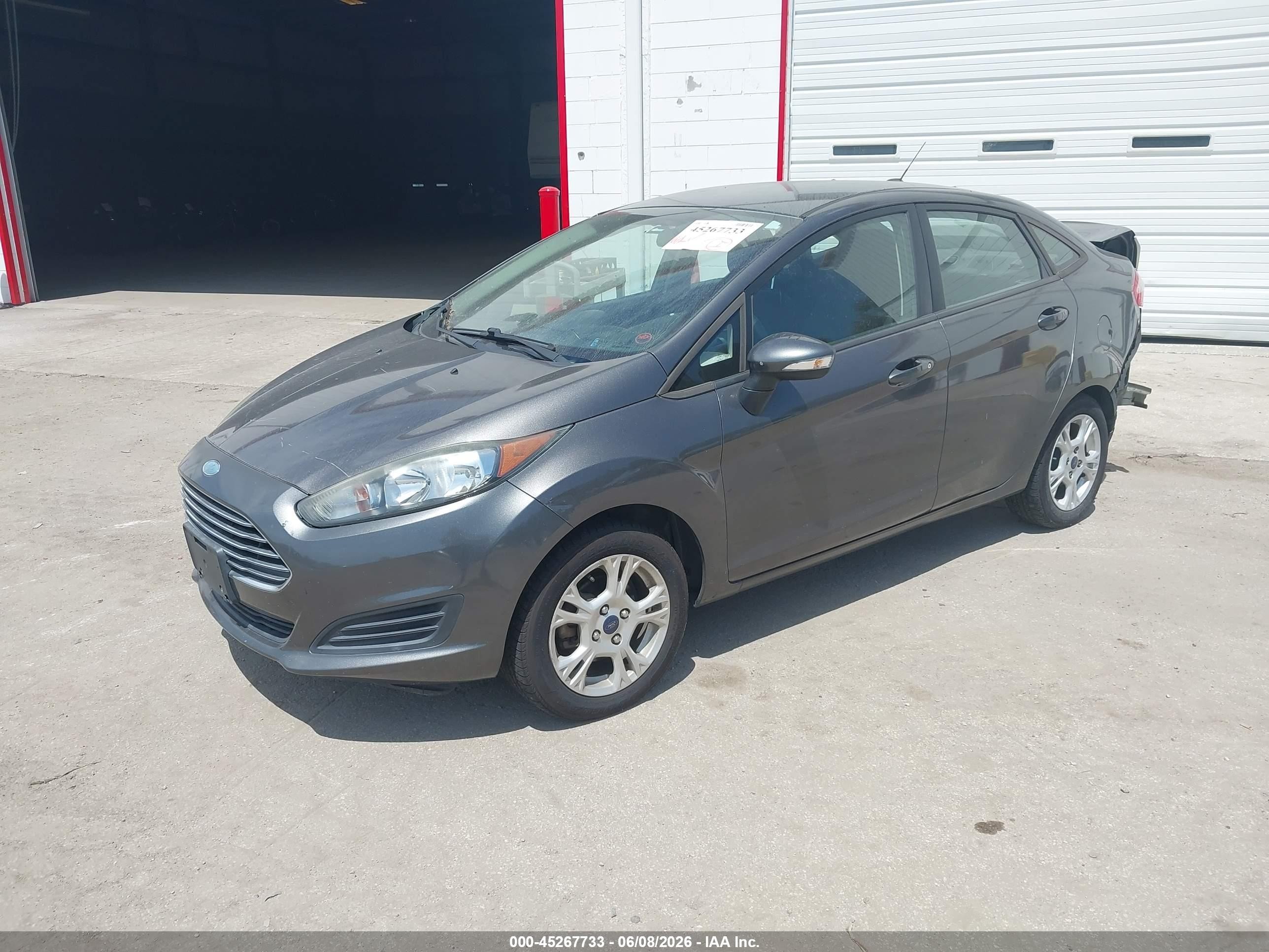 2015 Ford Fiesta Se Gray vin: 3FADP4BJ6FM100657