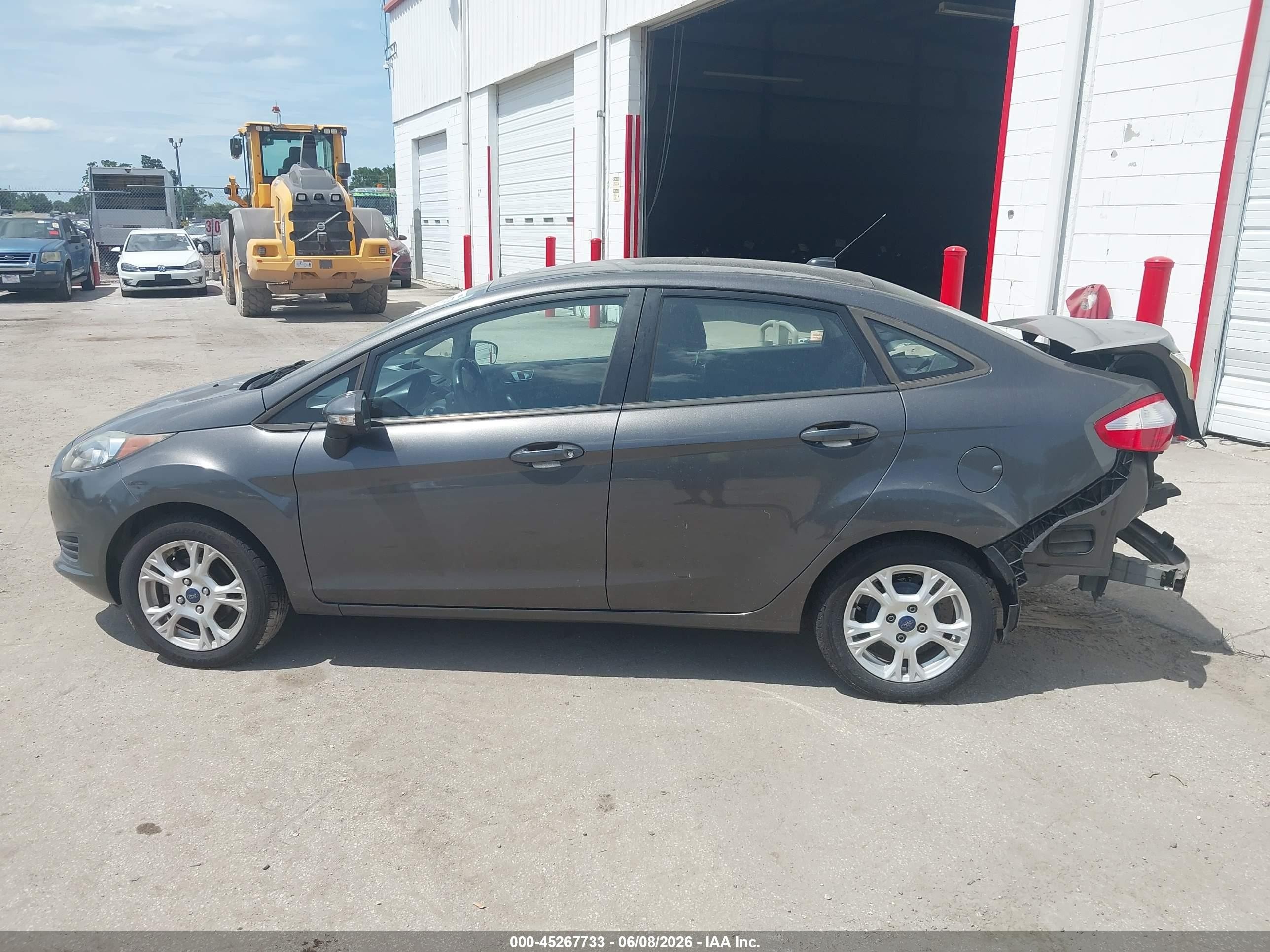 2015 Ford Fiesta Se Gray vin: 3FADP4BJ6FM100657