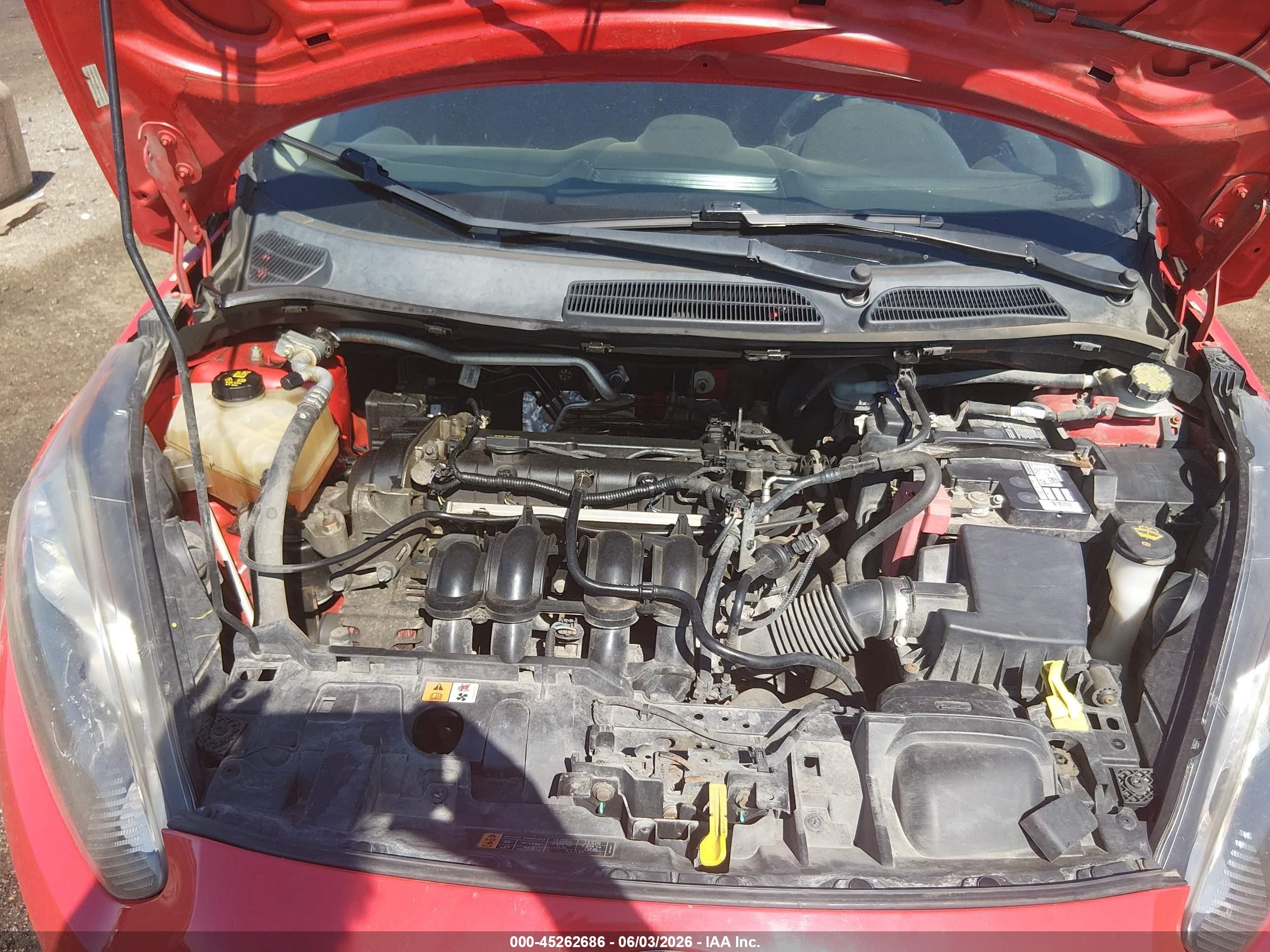 2015 Ford Fiesta Se Red vin: 3FADP4BJ6FM101789