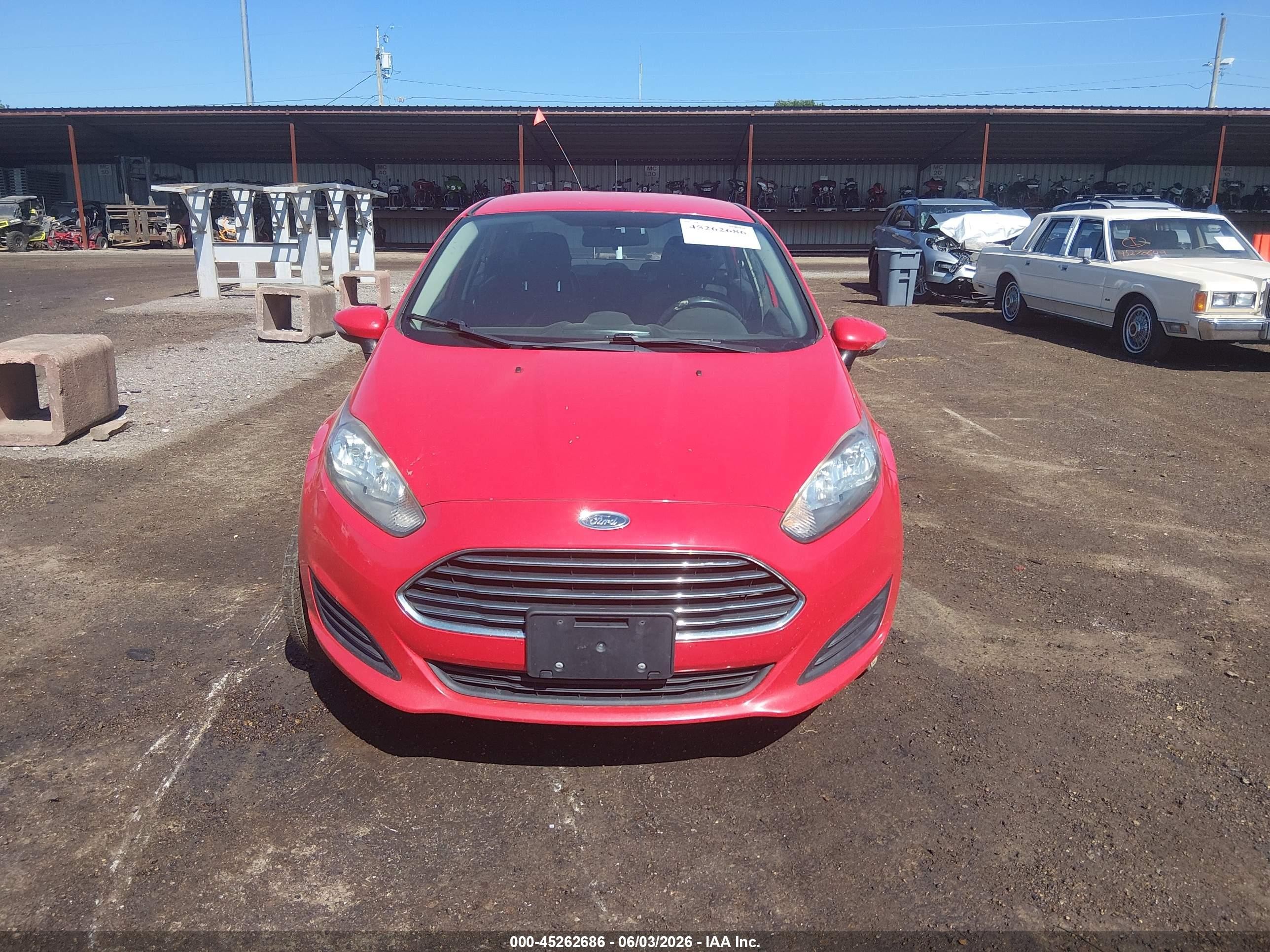 2015 Ford Fiesta Se Red vin: 3FADP4BJ6FM101789