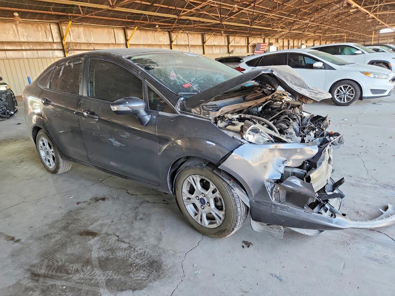2015 Ford Fiesta Se Gray vin: 3FADP4BJ6FM225772