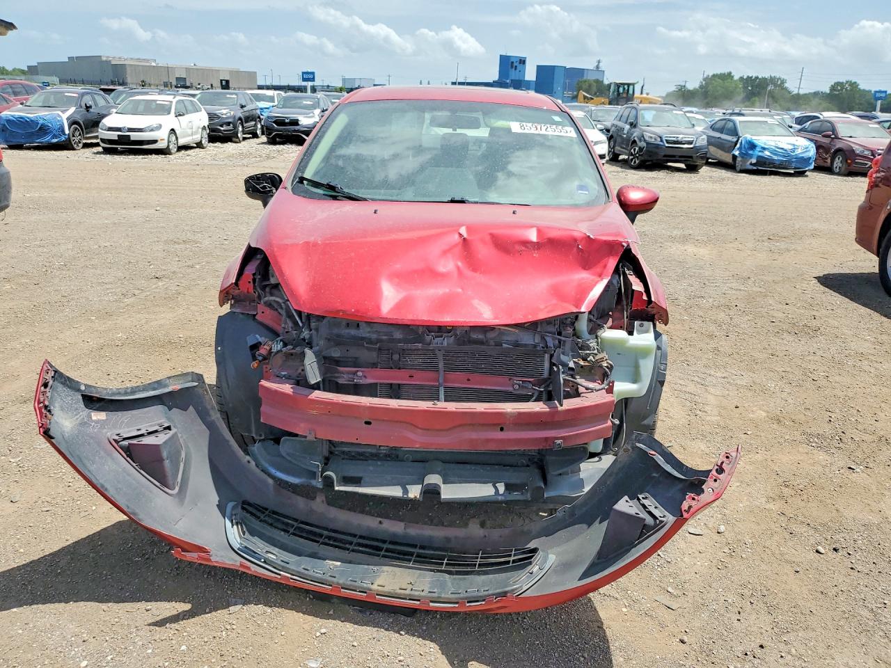 2011 Ford Fiesta Se Red vin: 3FADP4BJ7BM196535