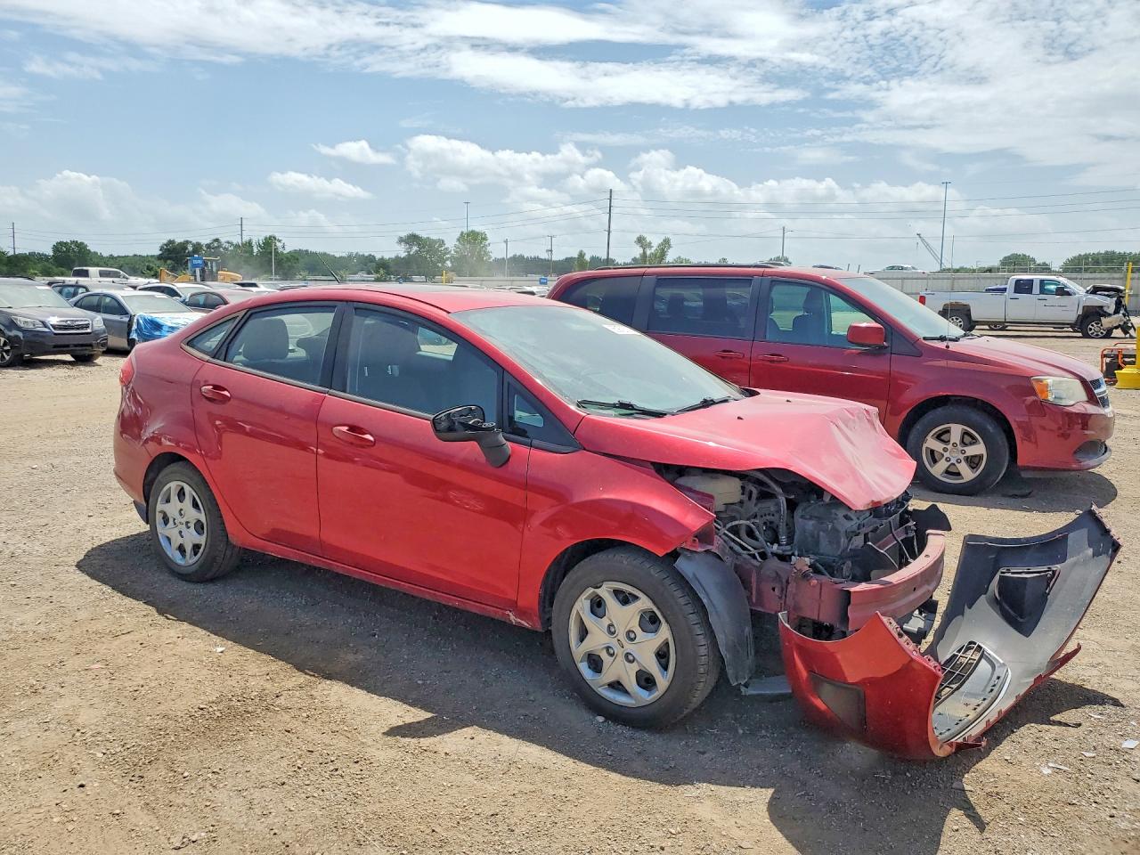 2011 Ford Fiesta Se Red vin: 3FADP4BJ7BM196535