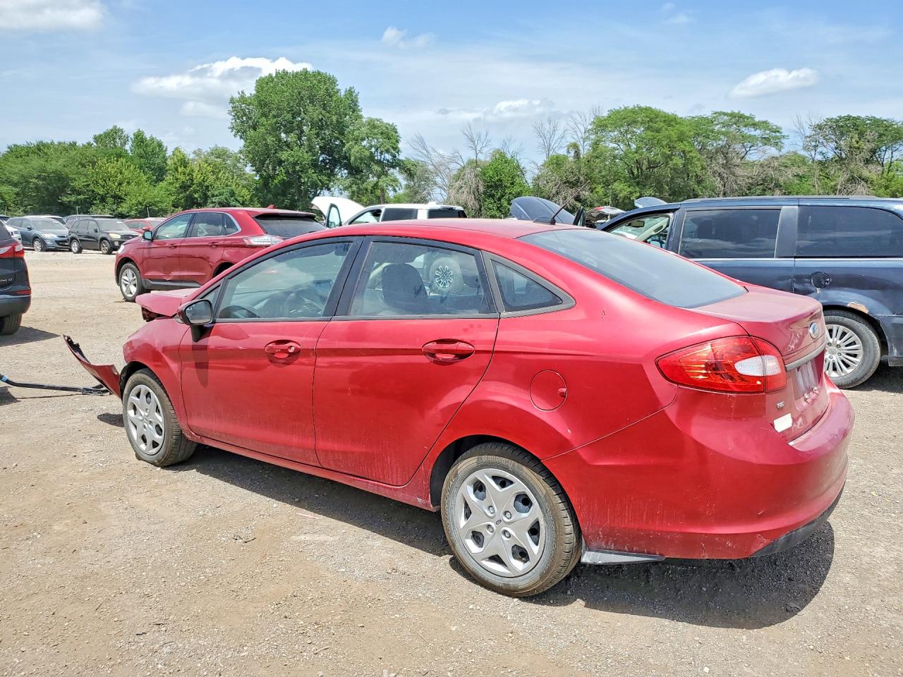 2011 Ford Fiesta Se Red vin: 3FADP4BJ7BM196535