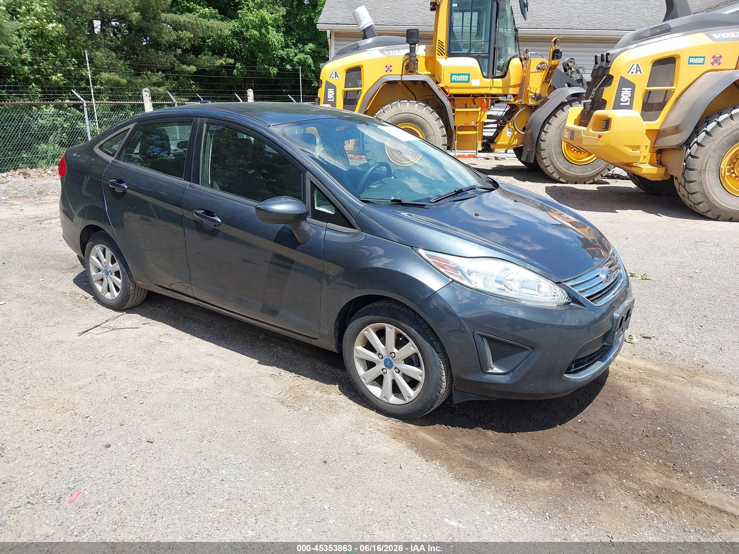 2011 Ford Fiesta Se Gray vin: 3FADP4BJ7BM238735