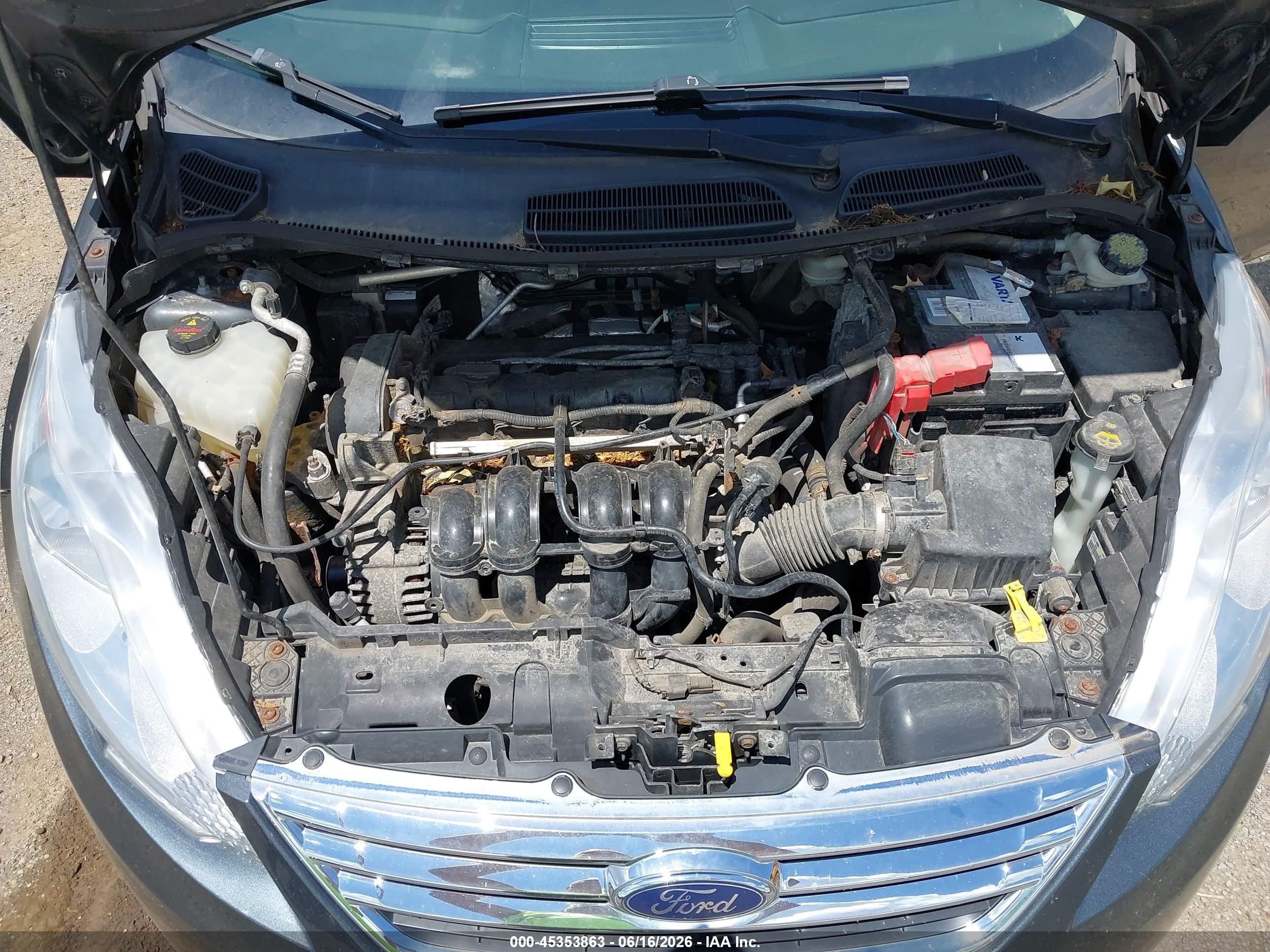 2011 Ford Fiesta Se Gray vin: 3FADP4BJ7BM238735