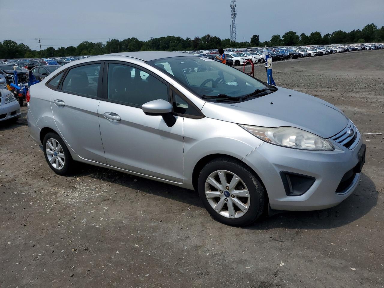 2012 Ford Fiesta Se Silver vin: 3FADP4BJ7CM101909