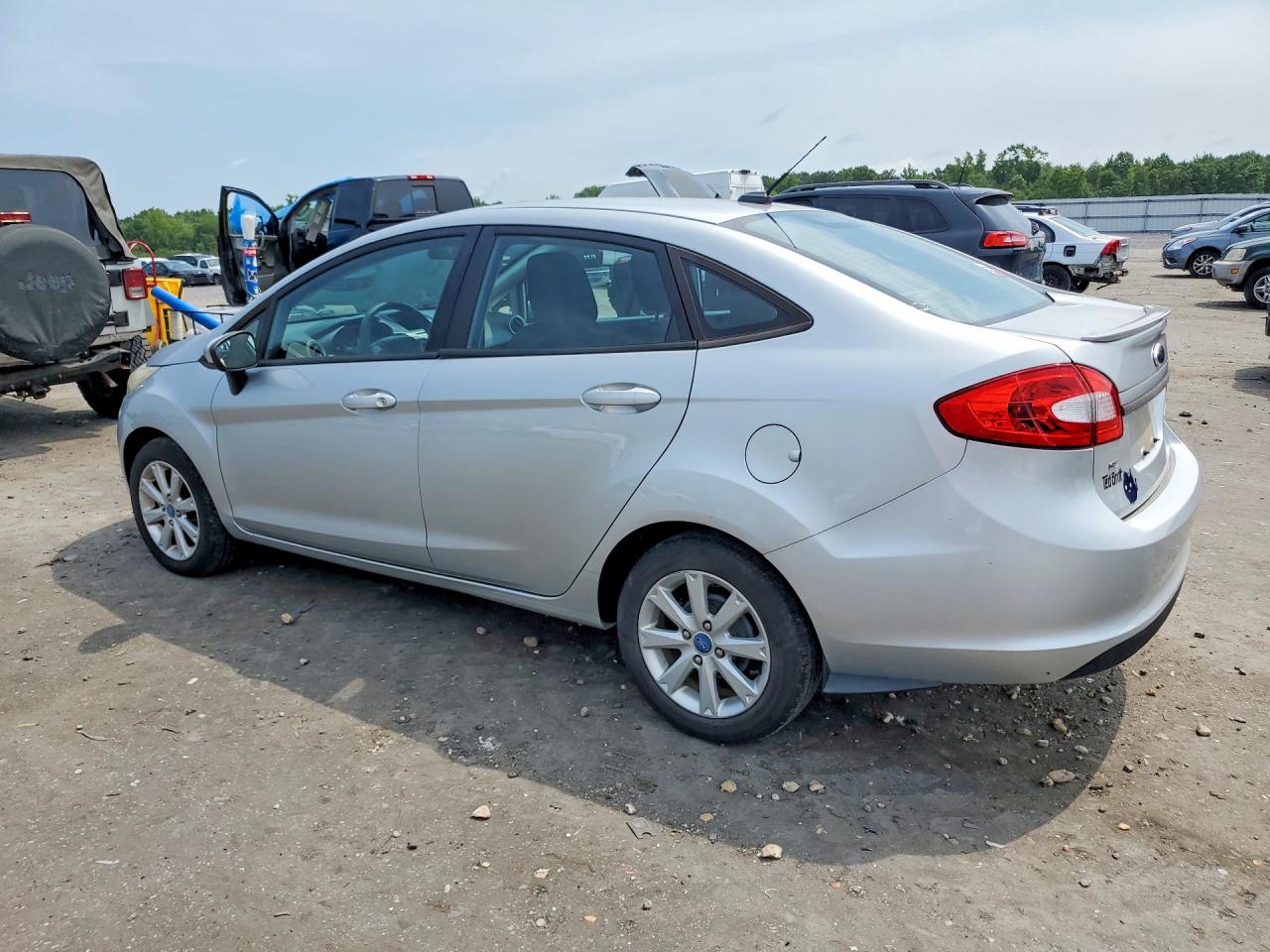 2012 Ford Fiesta Se Silver vin: 3FADP4BJ7CM101909