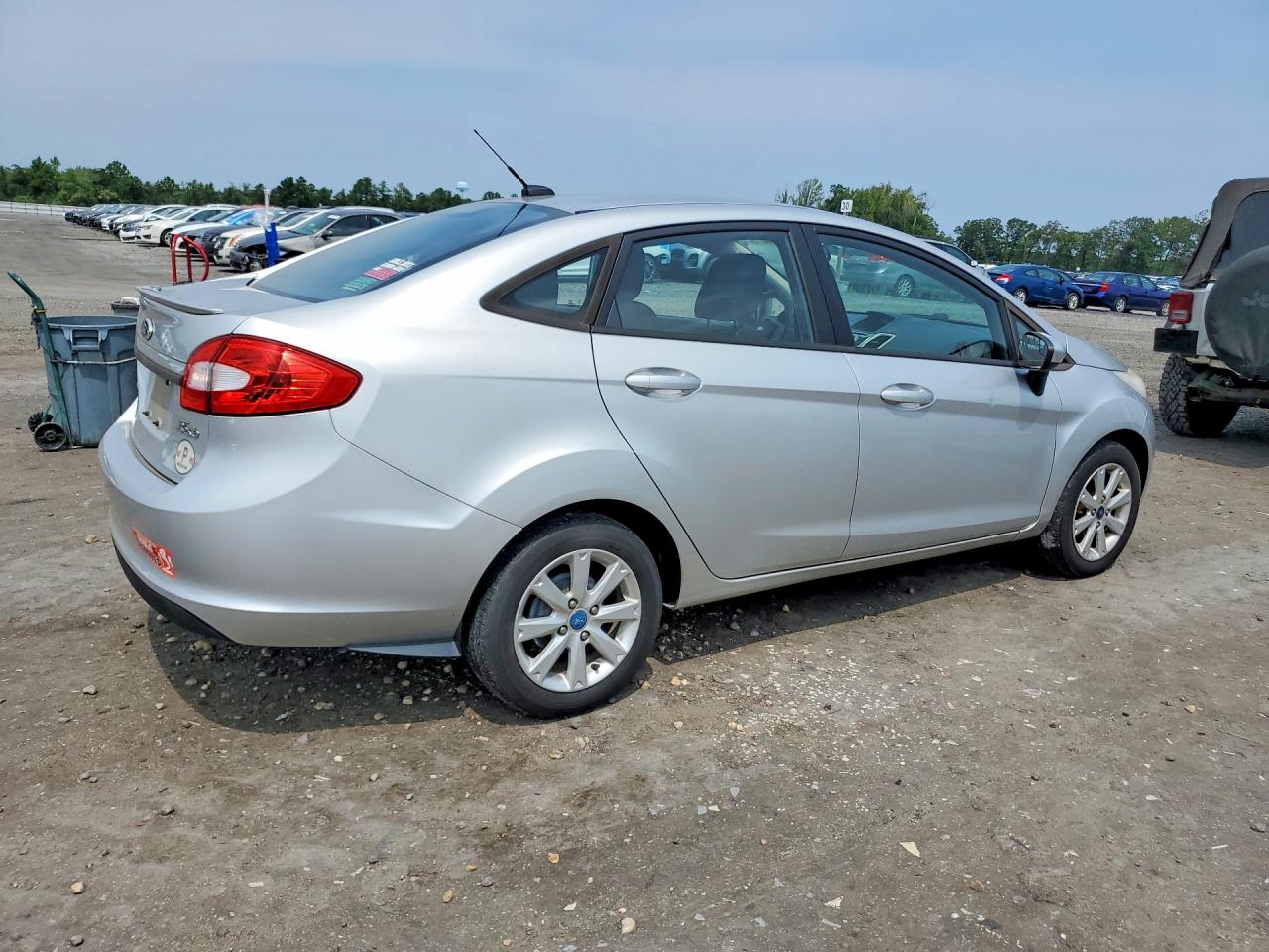 2012 Ford Fiesta Se Silver vin: 3FADP4BJ7CM101909