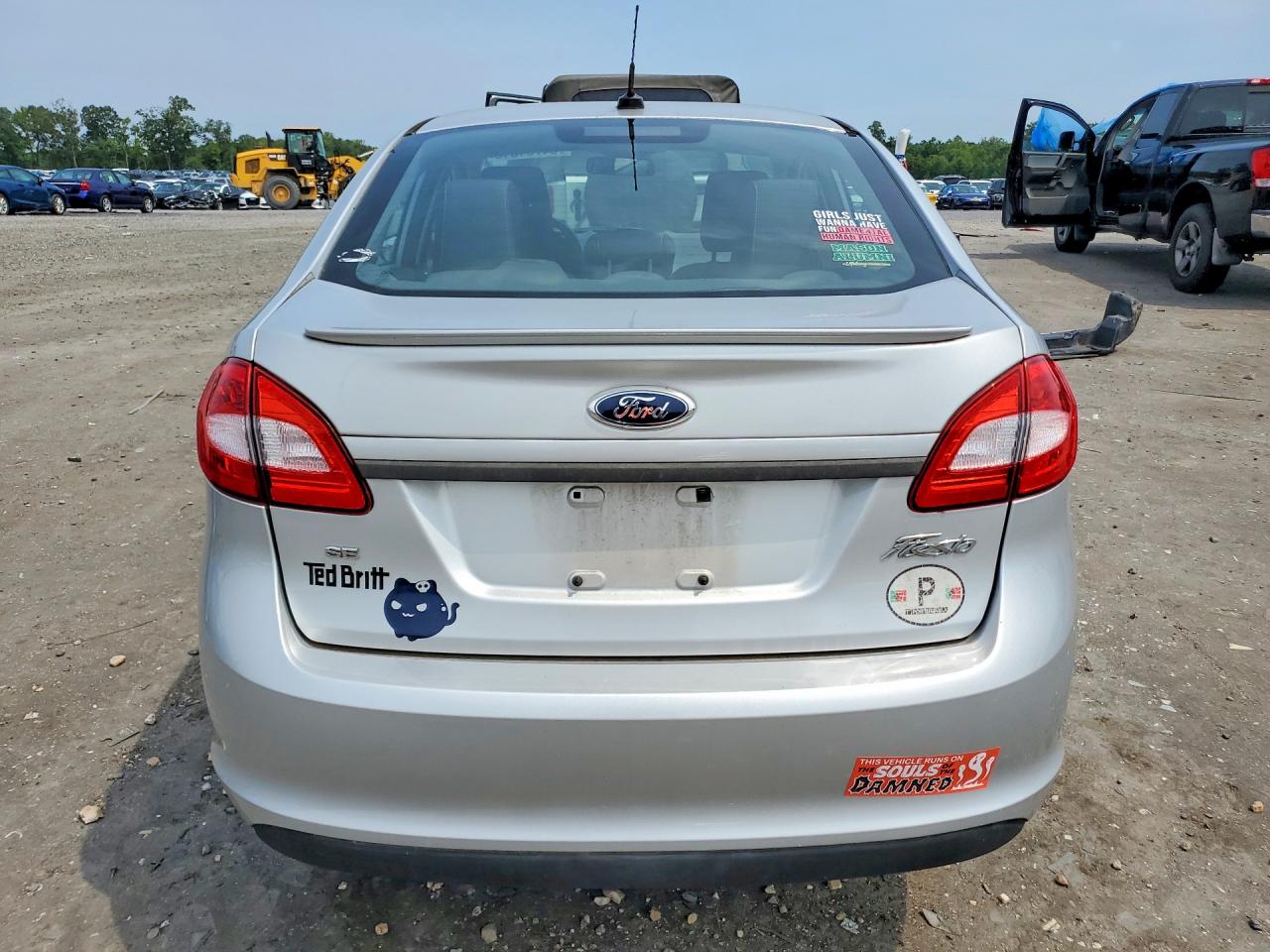 2012 Ford Fiesta Se Silver vin: 3FADP4BJ7CM101909