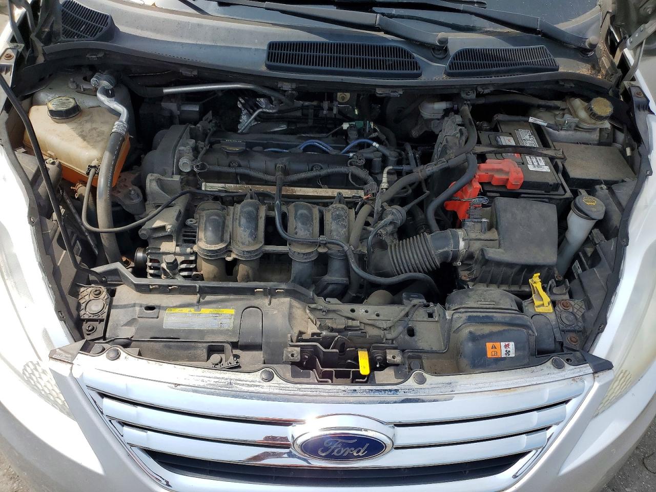 2012 Ford Fiesta Se Silver vin: 3FADP4BJ7CM101909