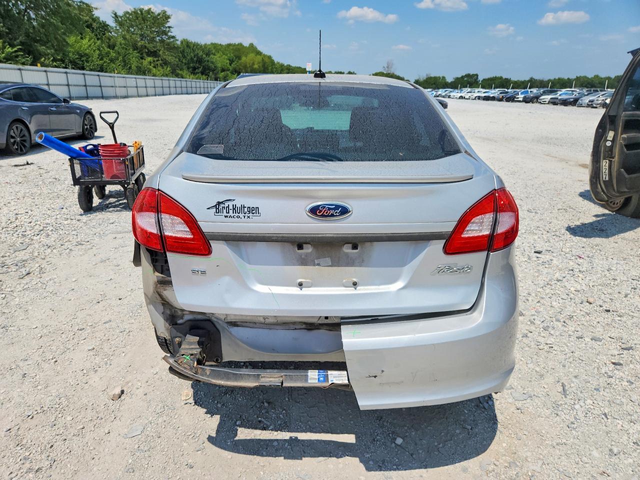 2012 Ford Fiesta Se Silver vin: 3FADP4BJ7CM115194