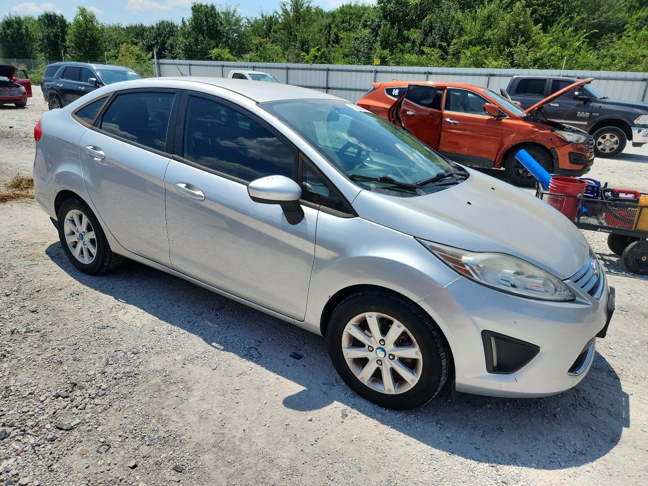 2012 Ford Fiesta Se Silver vin: 3FADP4BJ7CM115194