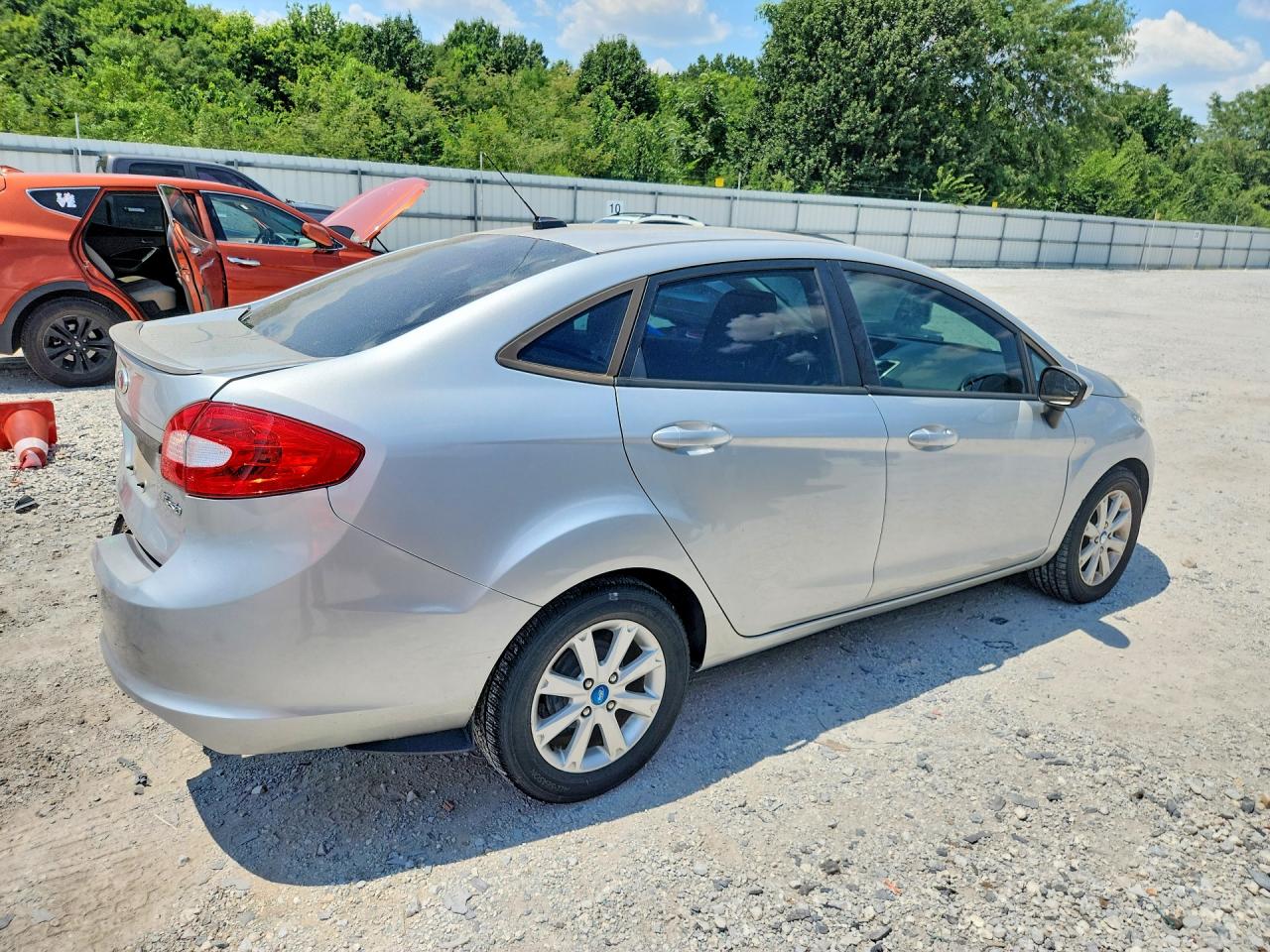 2012 Ford Fiesta Se Silver vin: 3FADP4BJ7CM115194