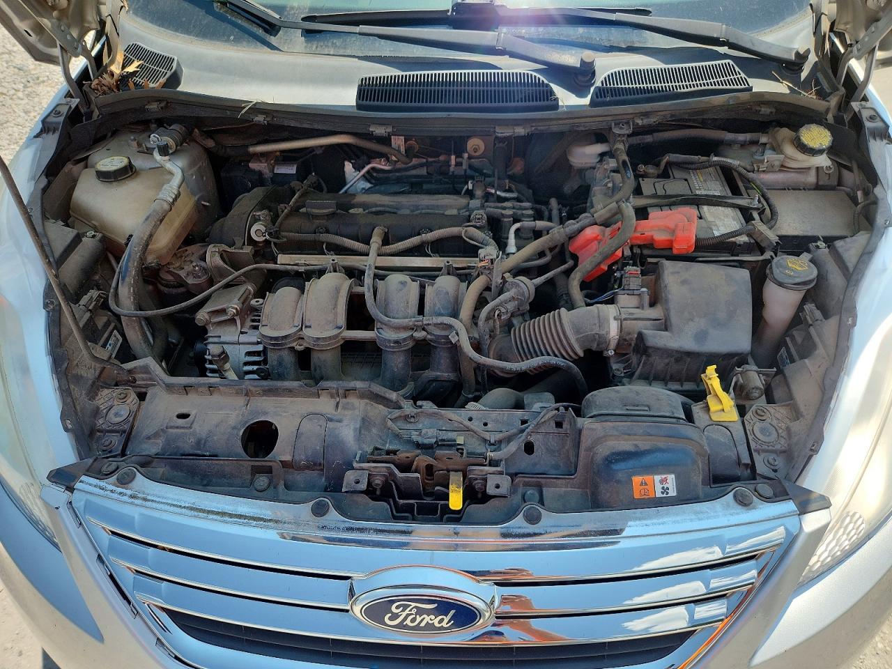 2012 Ford Fiesta Se Silver vin: 3FADP4BJ7CM115194