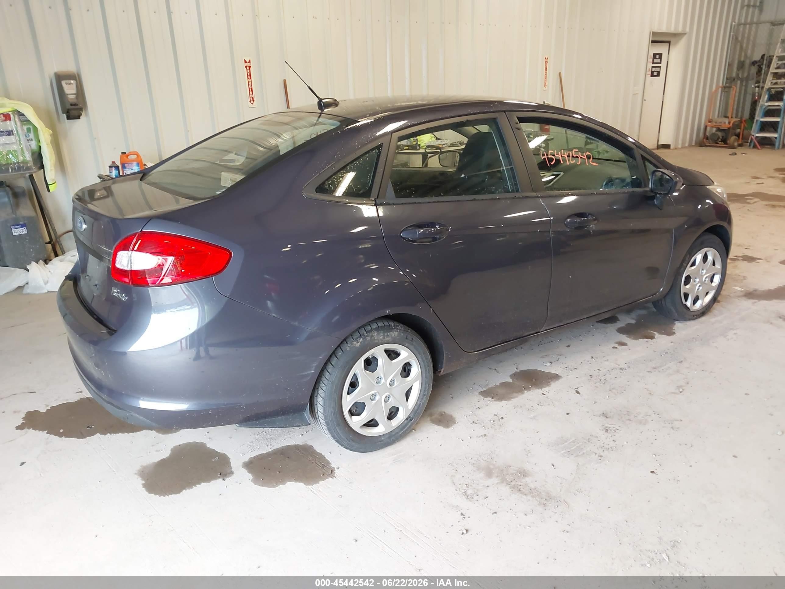 2012 Ford Fiesta Se Gray vin: 3FADP4BJ7CM150186