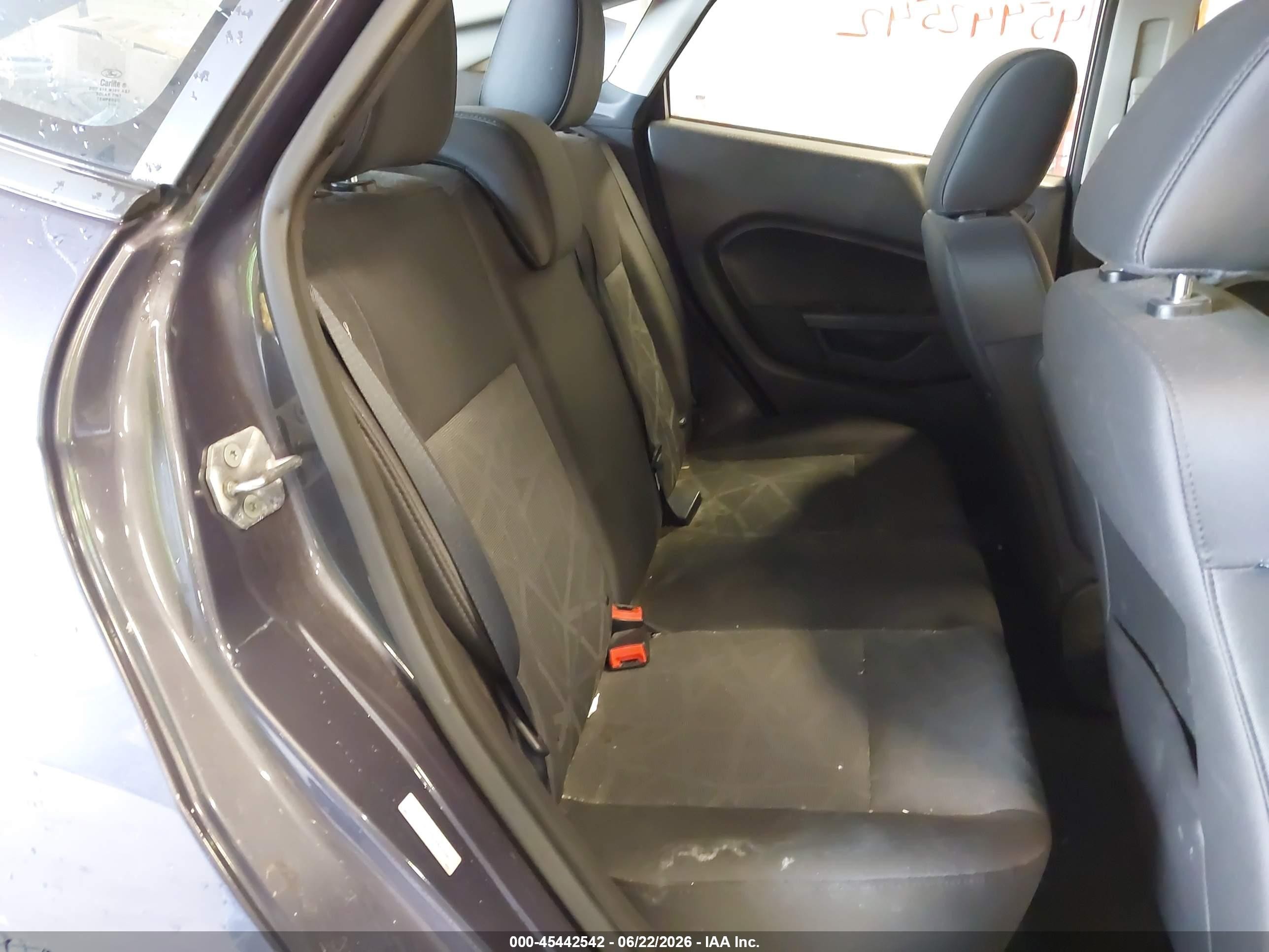 2012 Ford Fiesta Se Gray vin: 3FADP4BJ7CM150186