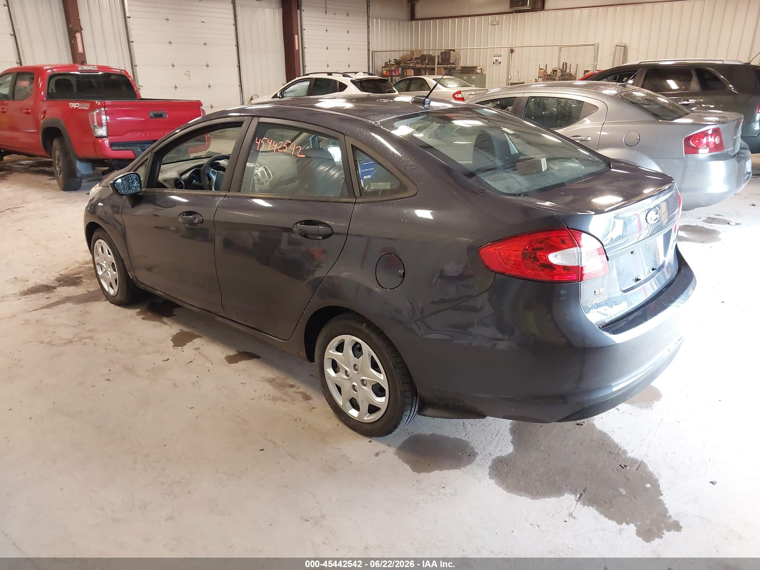 2012 Ford Fiesta Se Gray vin: 3FADP4BJ7CM150186